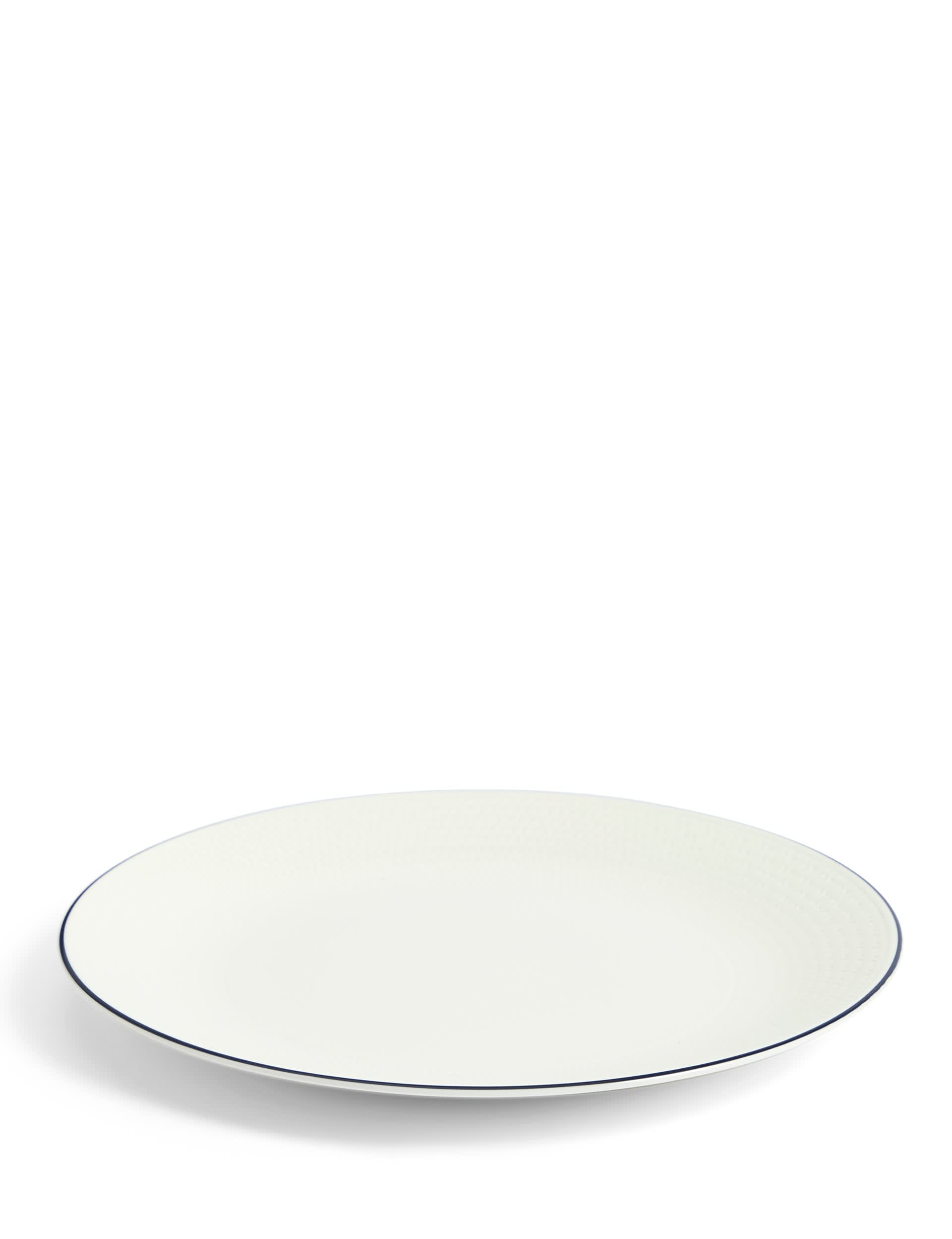 Wedgwood Gio dinner plates fine china blue rim, imported from the UK