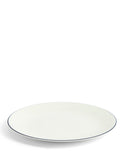 Wedgwood Gio dinner plates fine china blue rim, imported from the UK