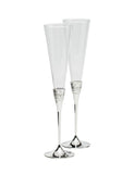 Vera Wang With Love crystal toasting flutes set of 2, UK version