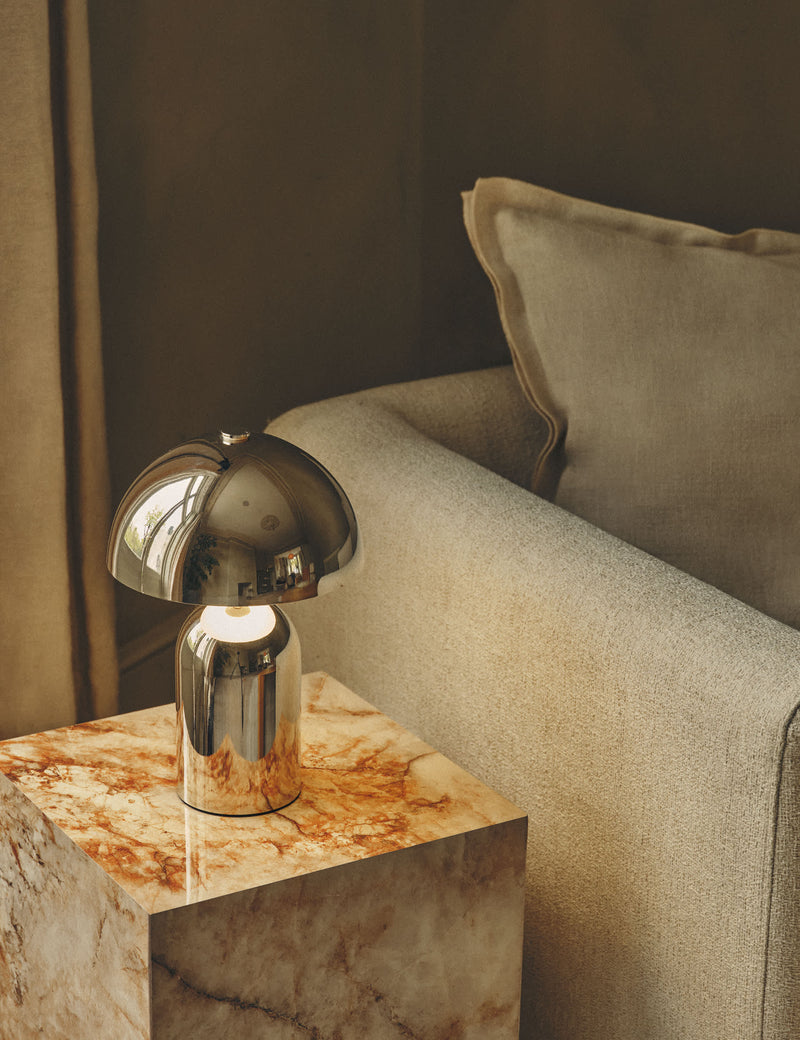 Colby rechargeable metal table lamp 26cm (British brand)