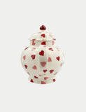 Emma Bridgewater stoneware Pink Hearts teapot 1.6 litres, imported from the UK