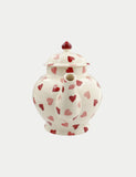 Emma Bridgewater stoneware Pink Hearts teapot 1.6 litres, imported from the UK