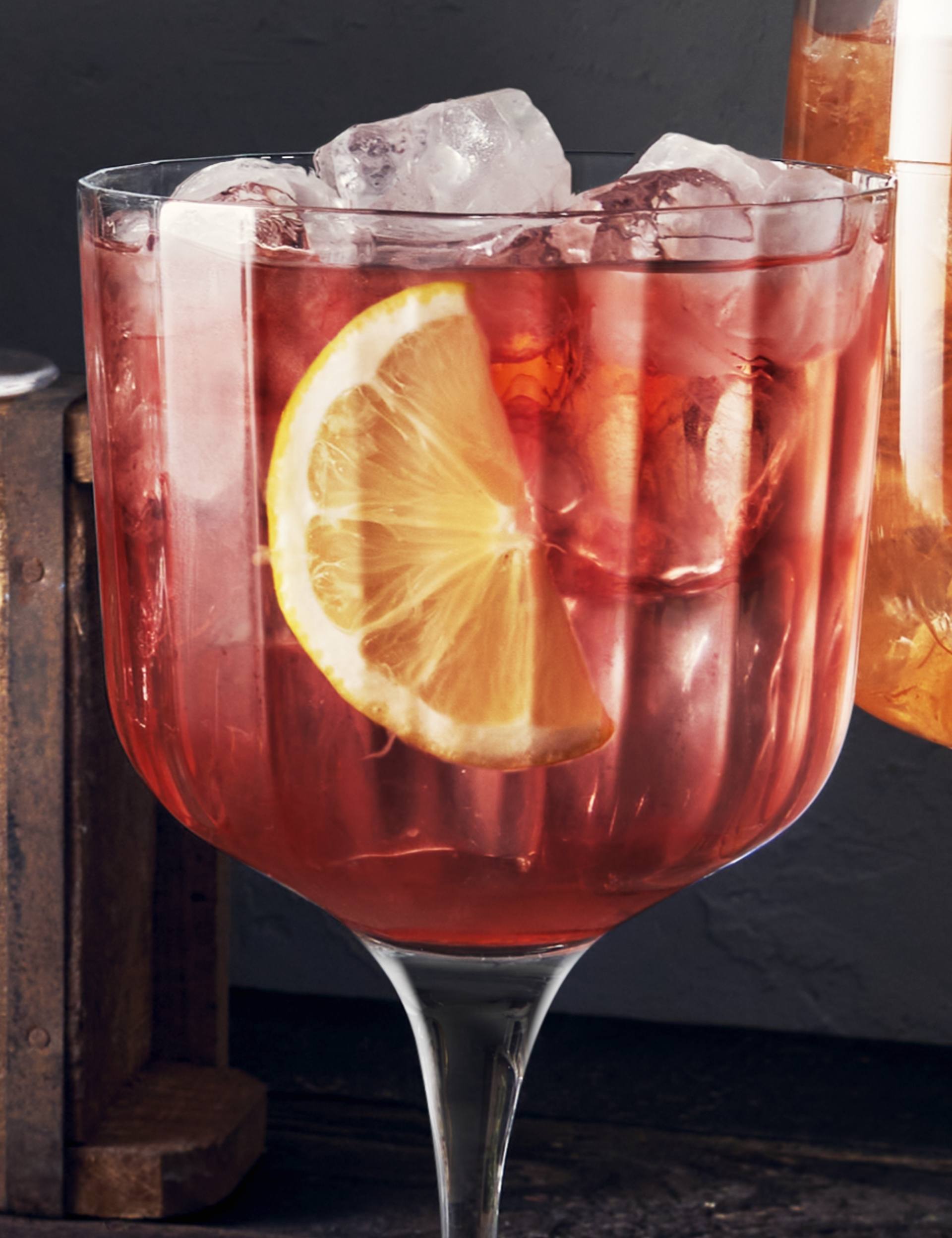 Luigi Bormioli Bach Sloe gin glasses (British brand)