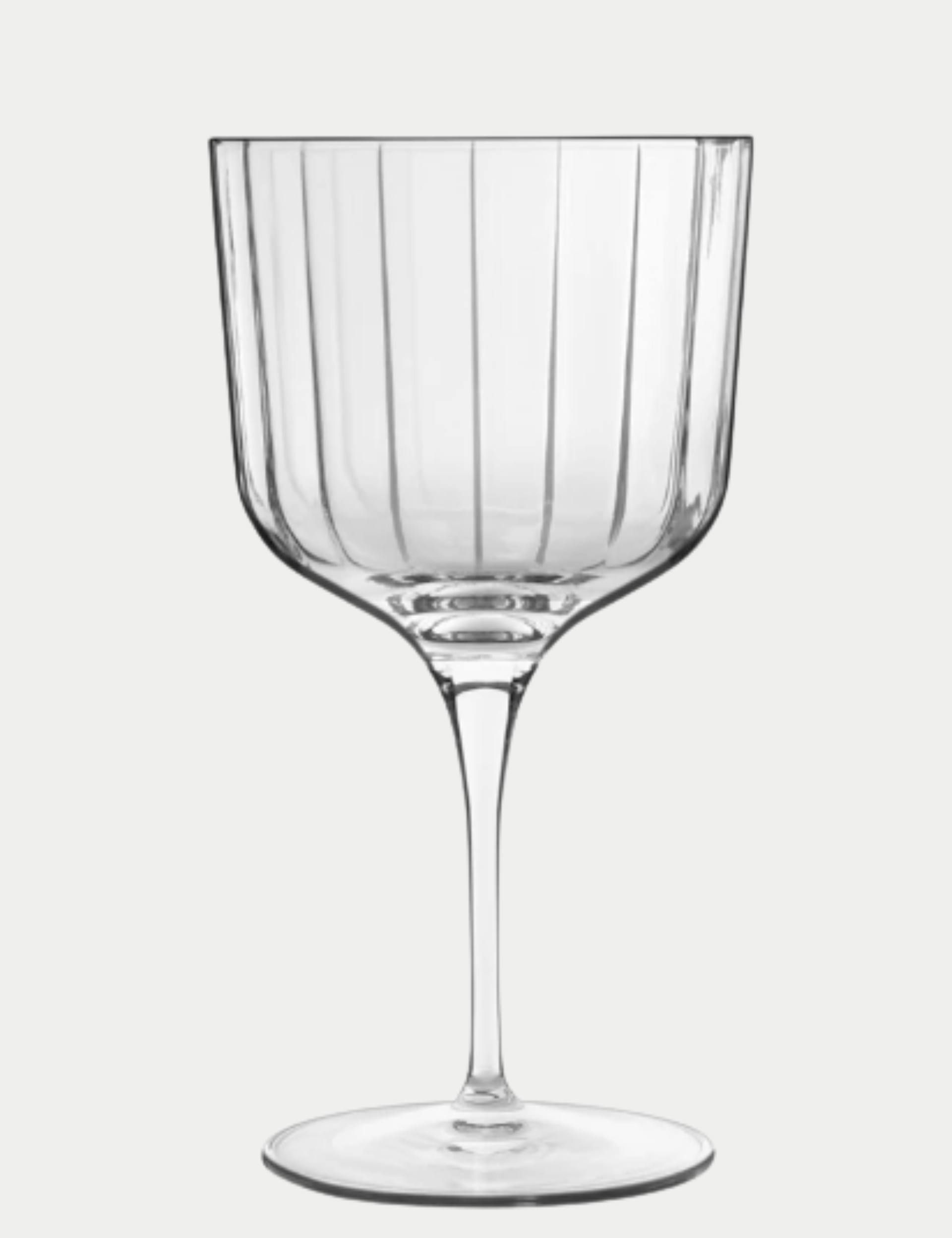 Luigi Bormioli Bach Sloe gin glasses (British brand)