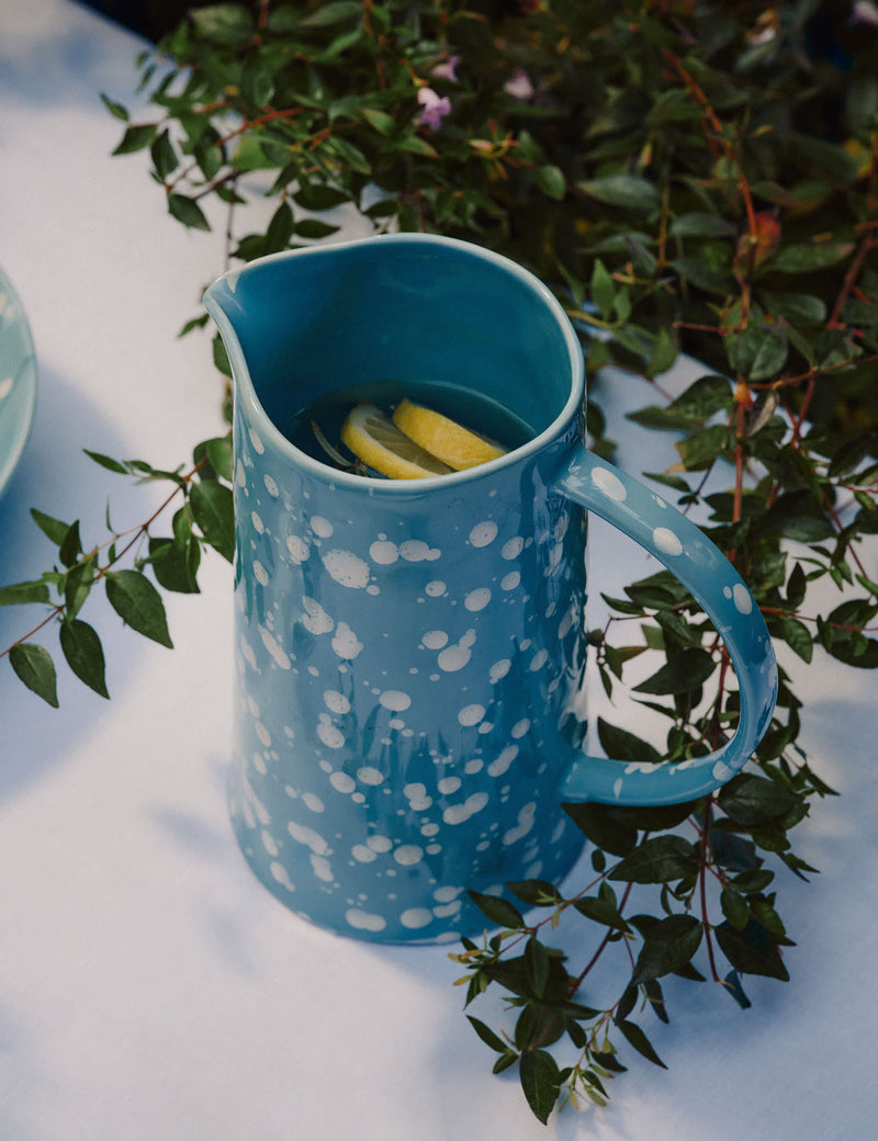 paint splatter jug, imported from the UK
