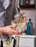 Glass cocktail shaker with built-in sieve 675g - British product