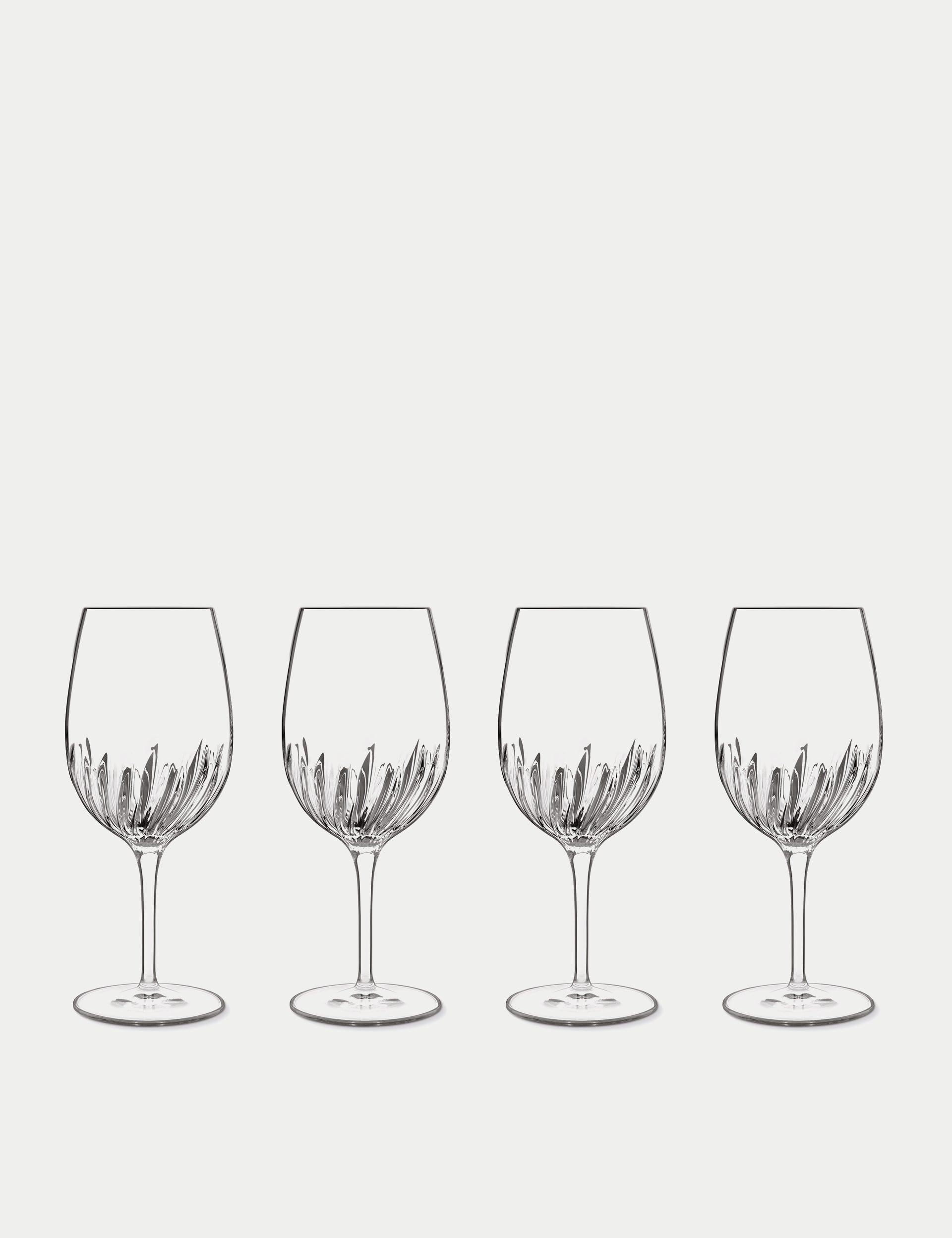 Luigi Bormioli Mixology Textured Wine & Spritz Glasses set of 4 57cl (British brand)