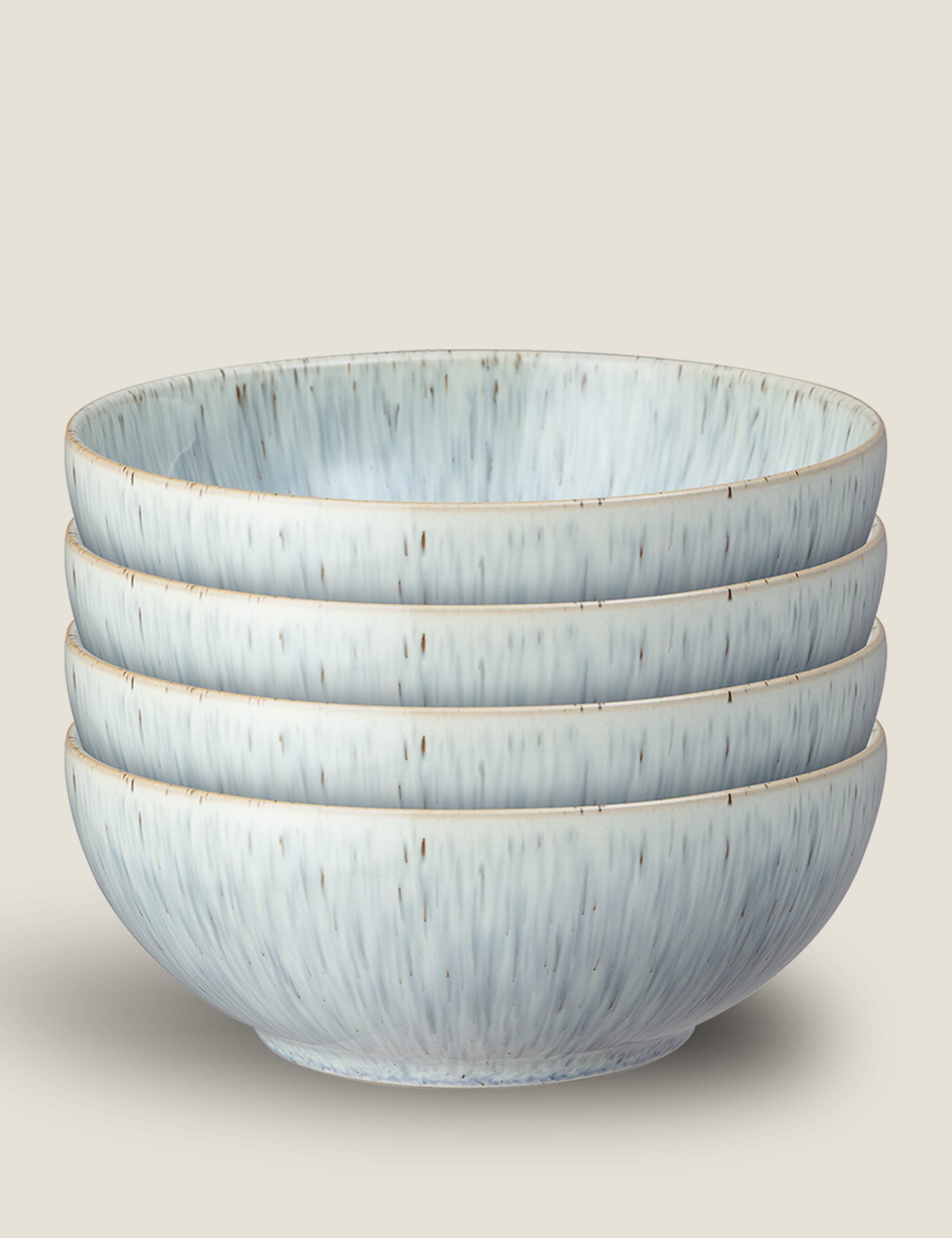 Denby speckle cereal bowls set of 4 (British brand)