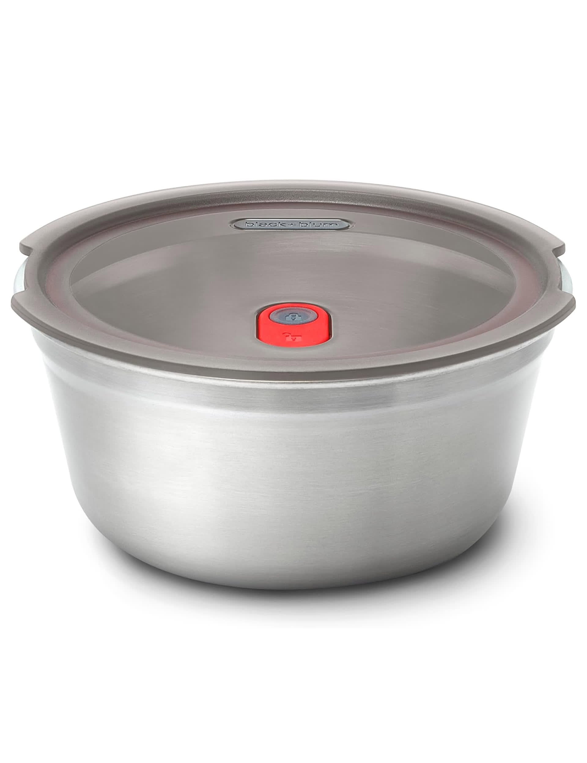Black+Blum large stainless steel bowl with airtight lid - British product