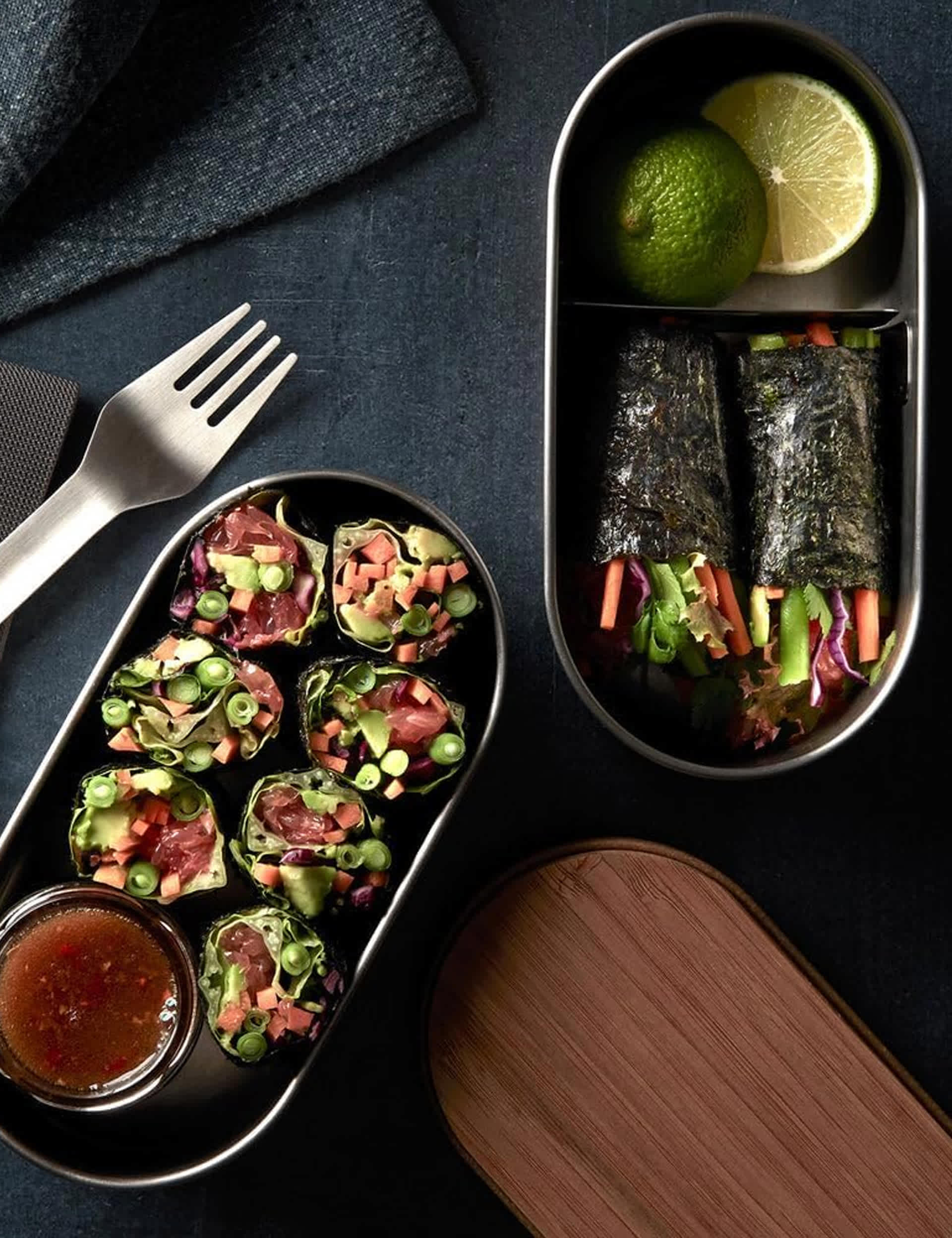 Black+Blum set of two stainless steel bento boxes (British brand)
