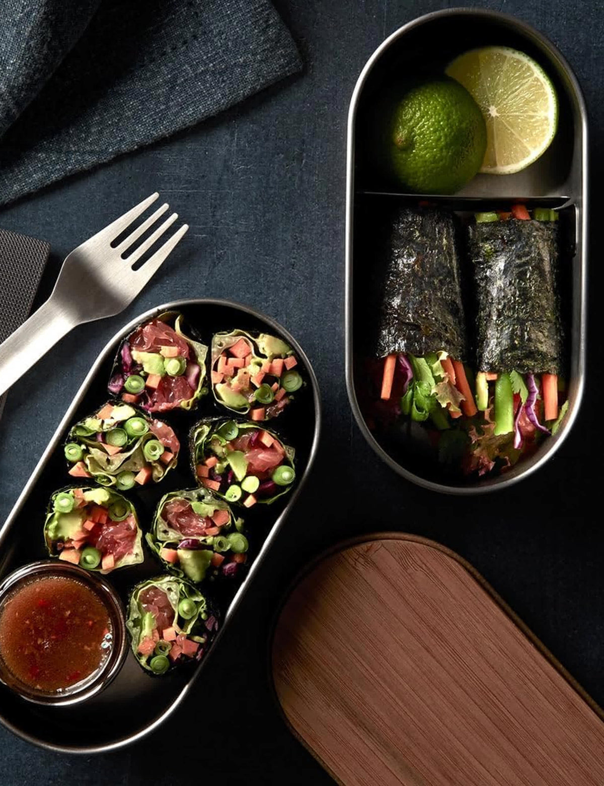 Black+Blum set of two stainless steel bento boxes (British brand)