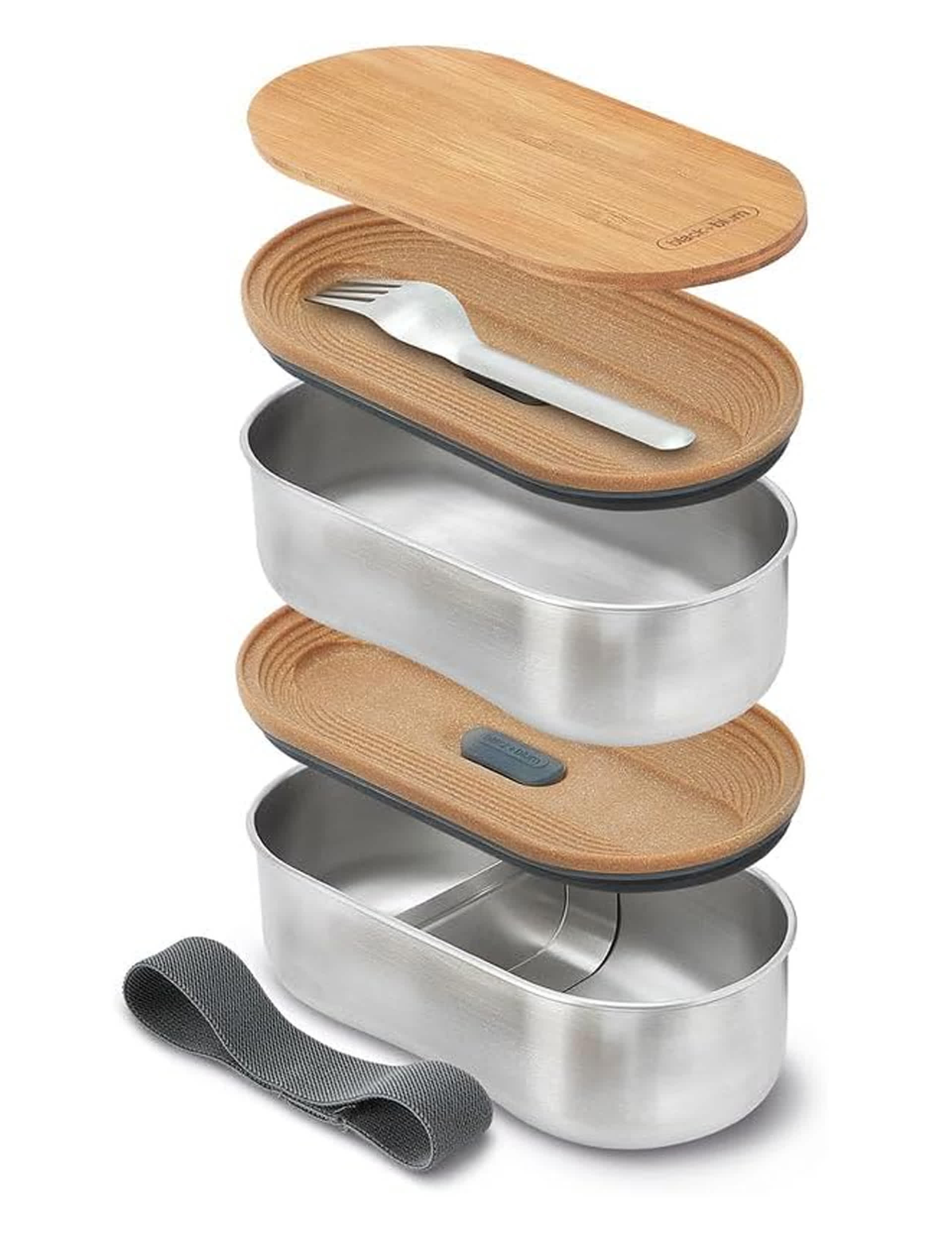 Black+Blum set of two stainless steel bento boxes (British brand)