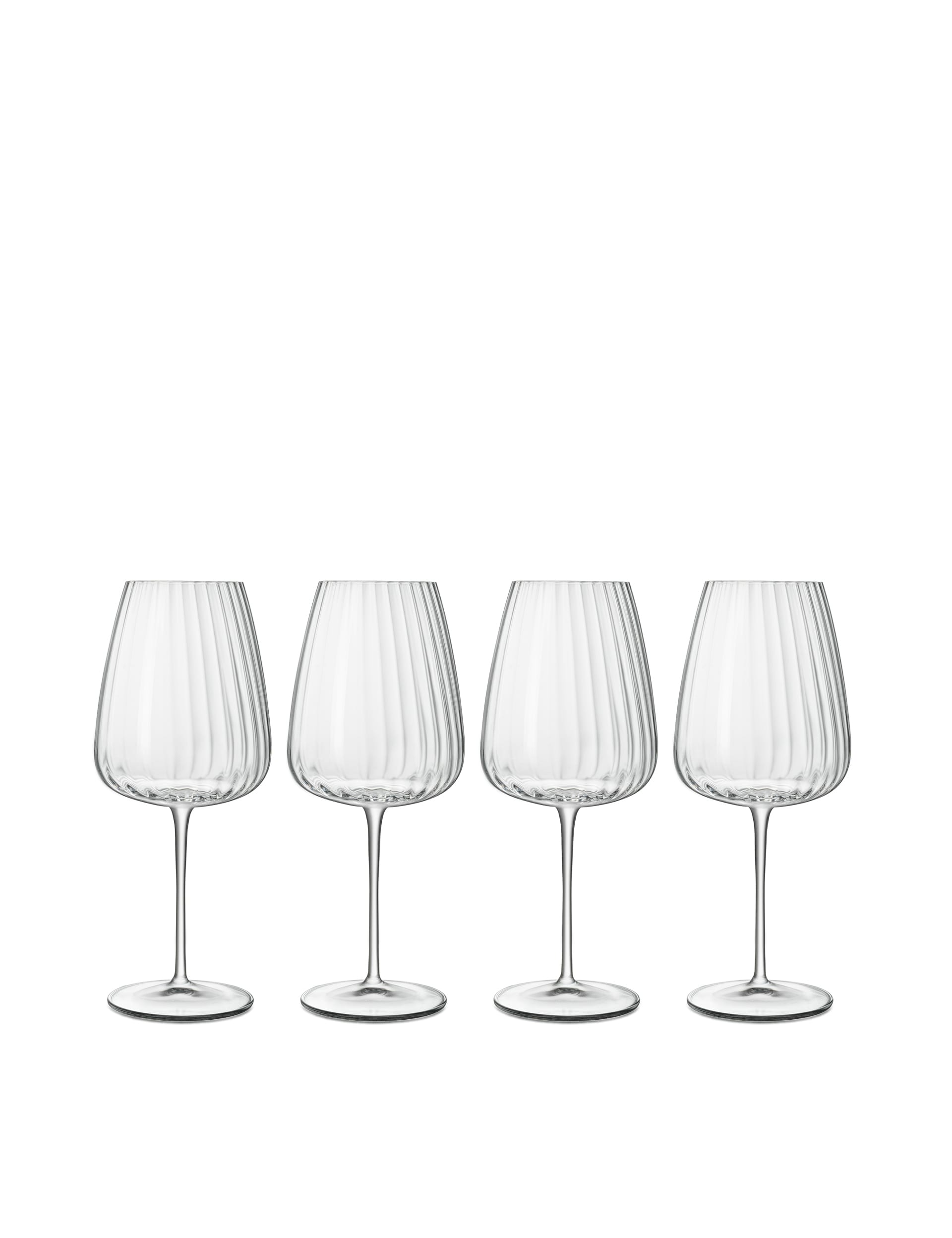Luigi Bormioli Optica red wine glasses set 70cl (British brand)