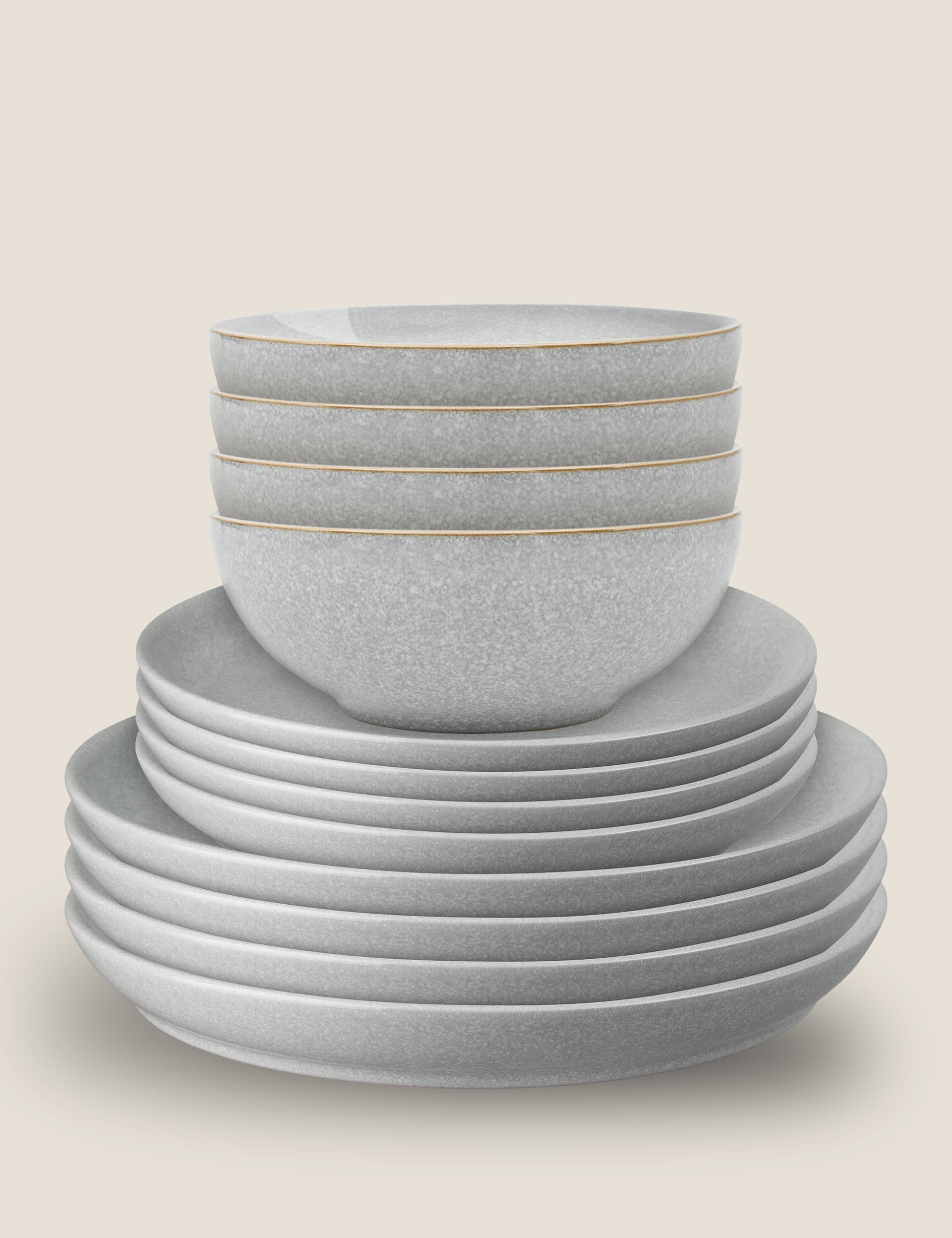 Denby Elements Coupe dinner set 12 piece - British product