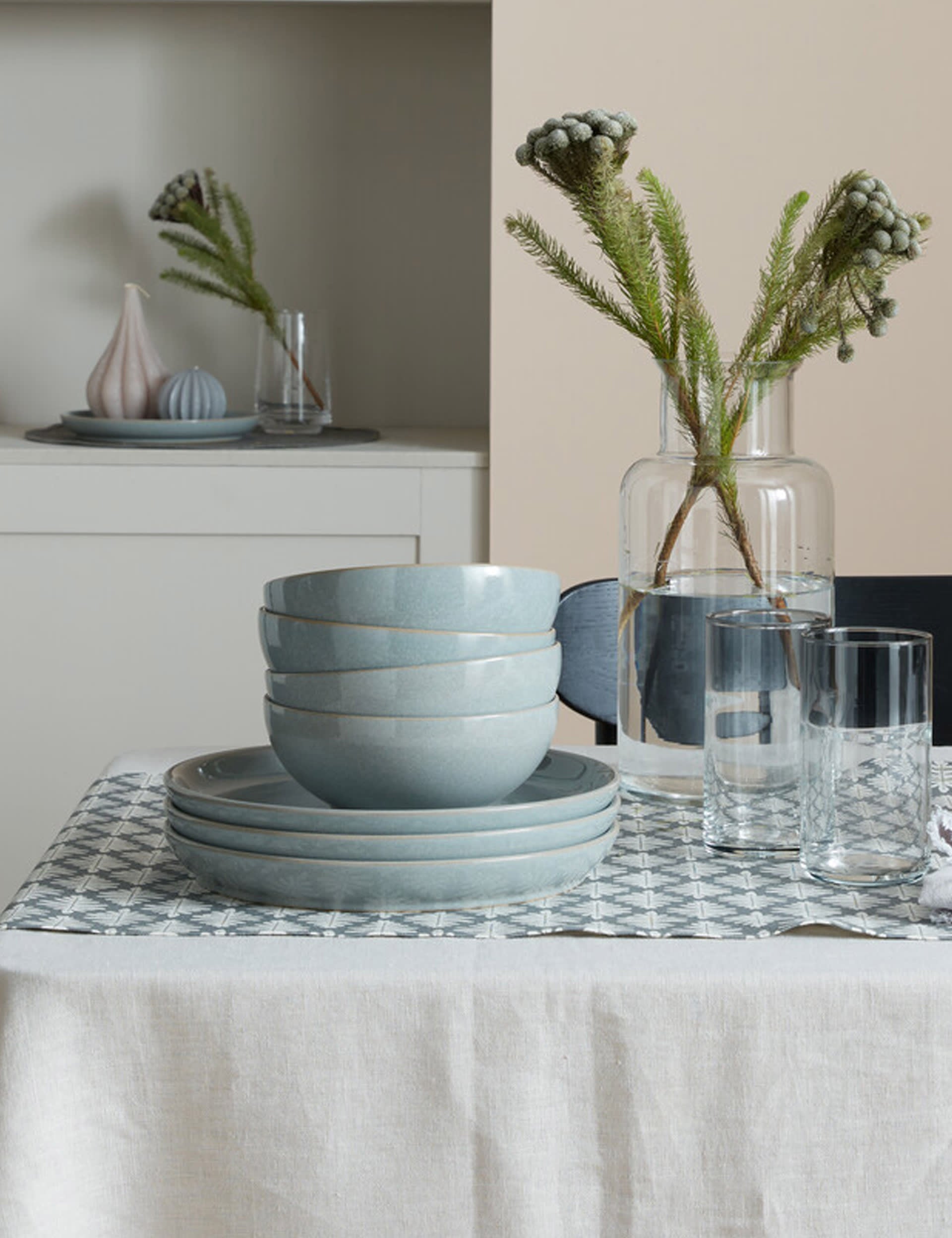 Denby Elements Coupe dinner set 12 piece - British product