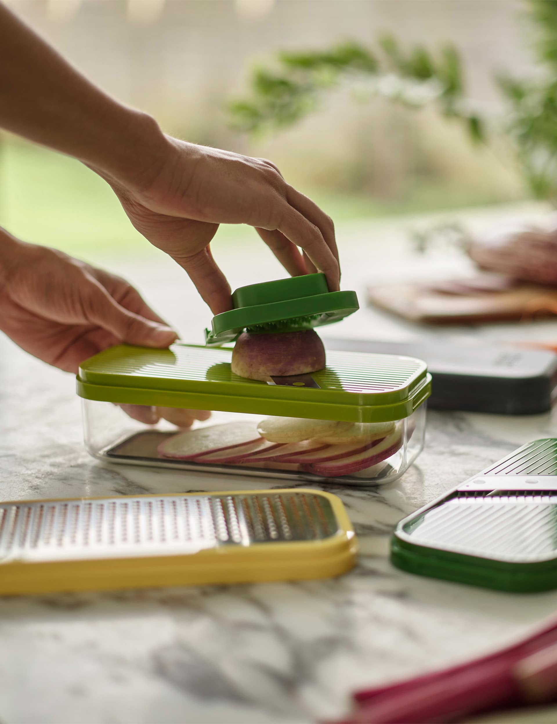 Joseph Joseph 4 piece grater and slicer set (British brand)