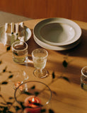 Bubble wine glasses set of 2 with captured bubbles, UK version