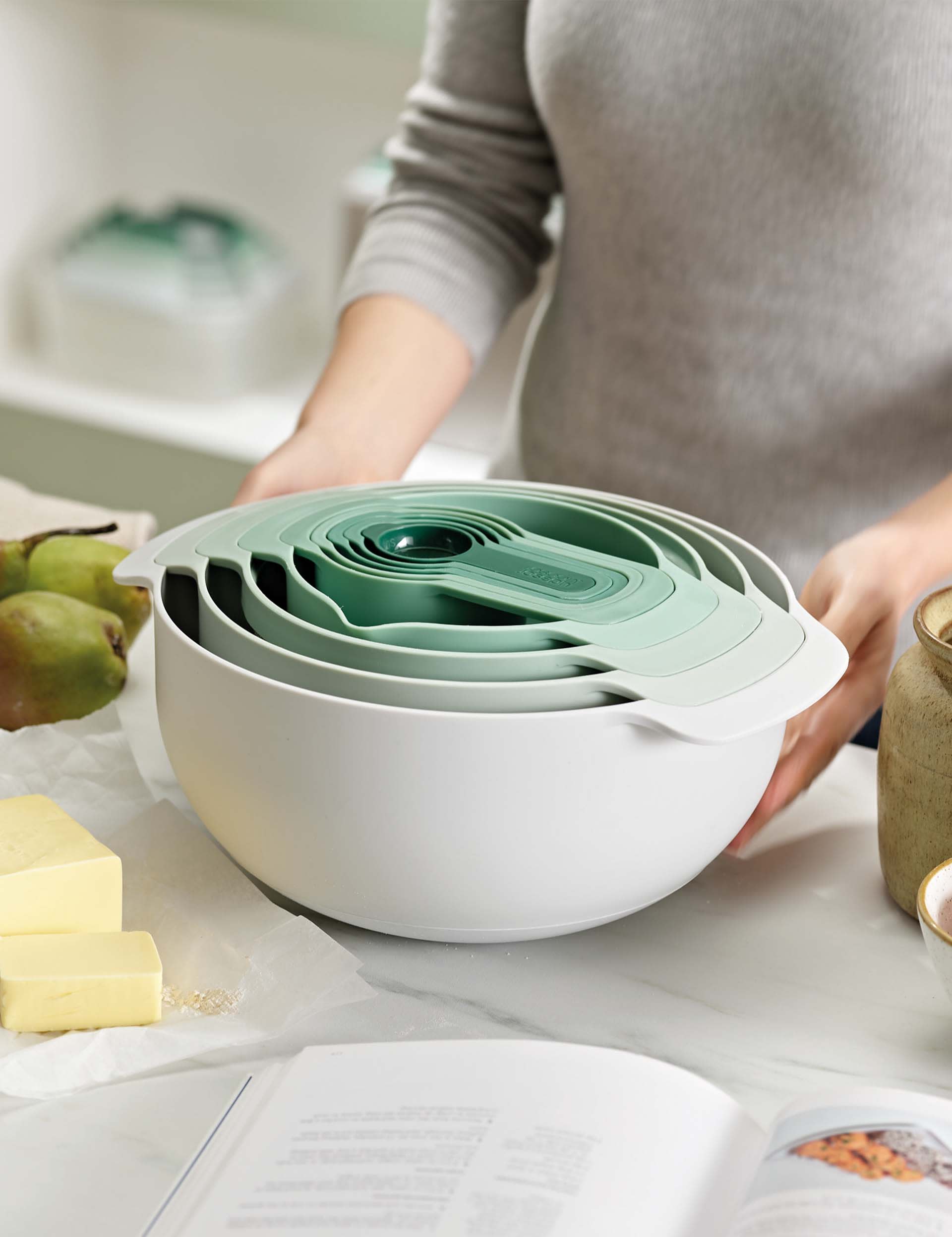 Joseph Joseph Nest Plus 9 piece bowl set, imported from the UK