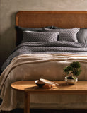 M&S X Fired Earth Kanbina dobby jacquard pure cotton bedding set, UK version