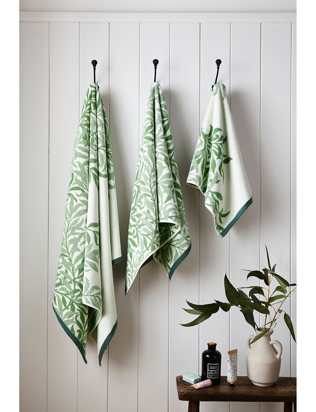 Pure Cotton Willow Bough Towel GOODS M&S   