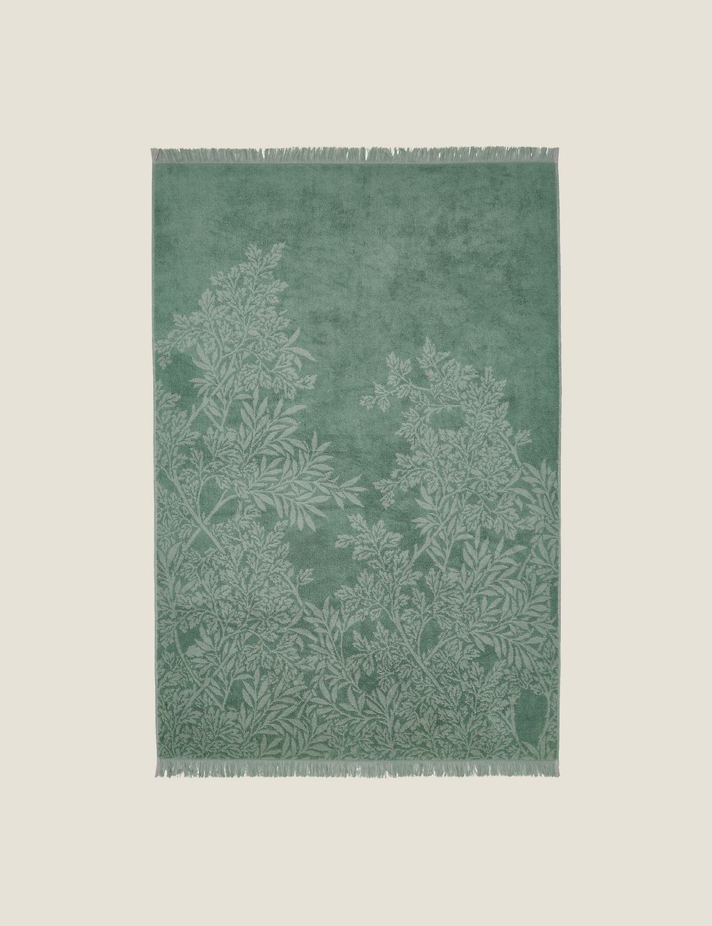 Pure Cotton Foliage Towel GOODS M&S   