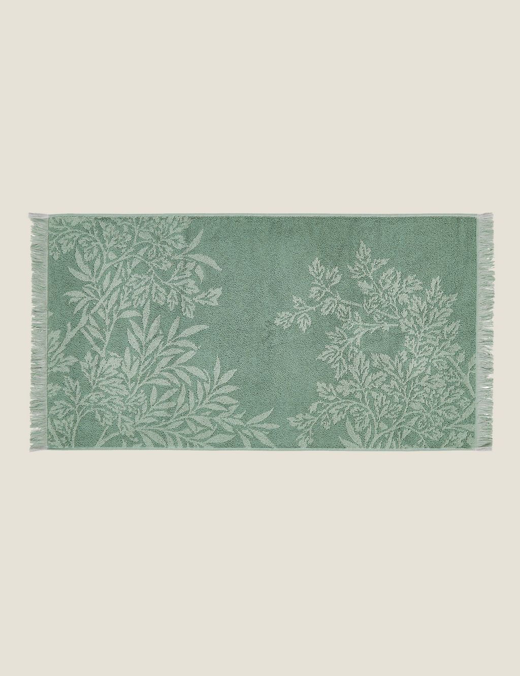 Pure Cotton Foliage Bath Mat GOODS M&S   