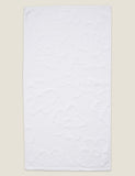 Pure Cotton Magnolia Textured Towel GOODS M&S   