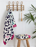 Pure Cotton Leopard Bee Towel GOODS M&S   