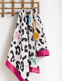 Pure Cotton Leopard Bee Towel GOODS M&S   