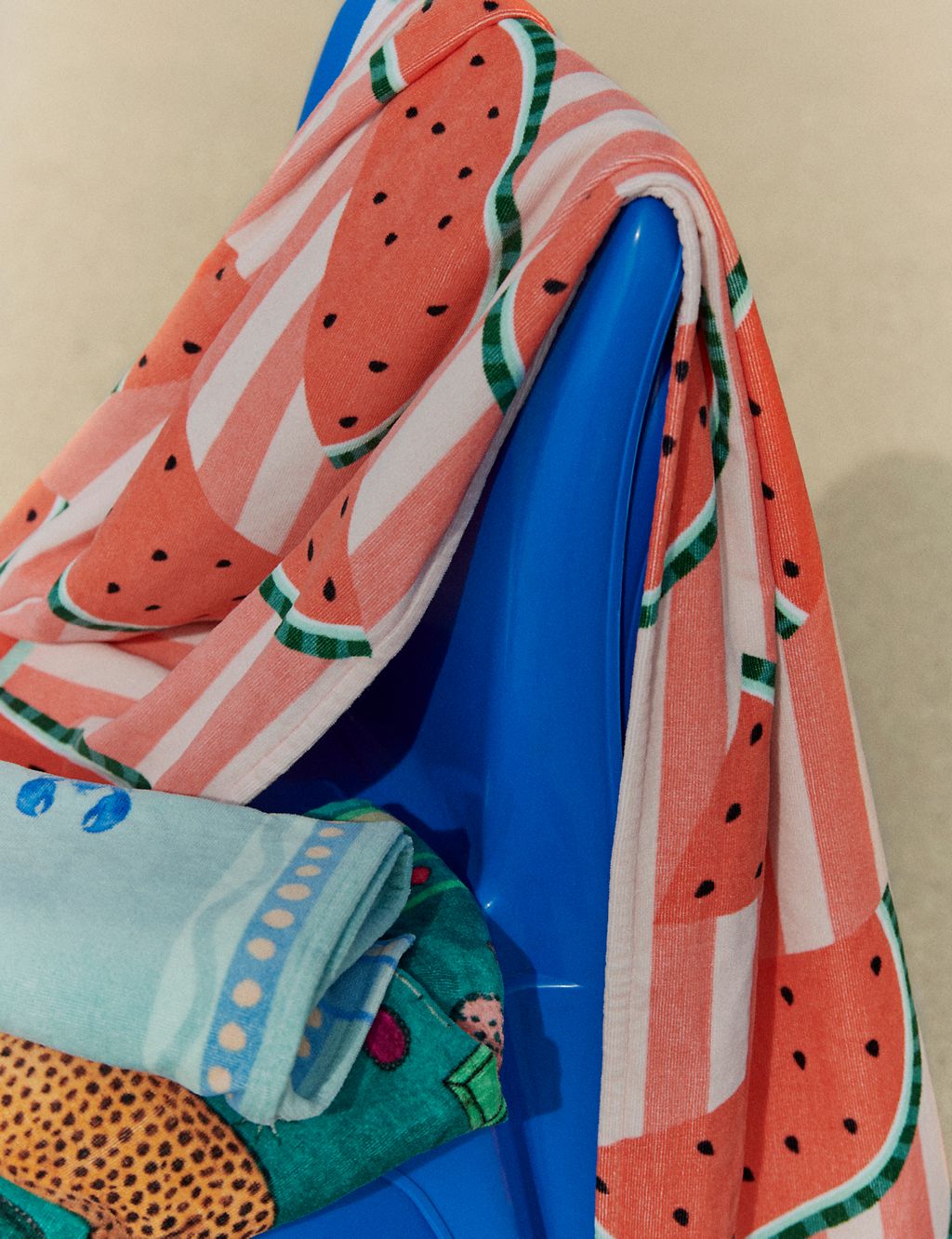 Pure Cotton Watermelon Beach Towel GOODS M&S   