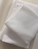 Pure cotton waffle and terry towel, UK version