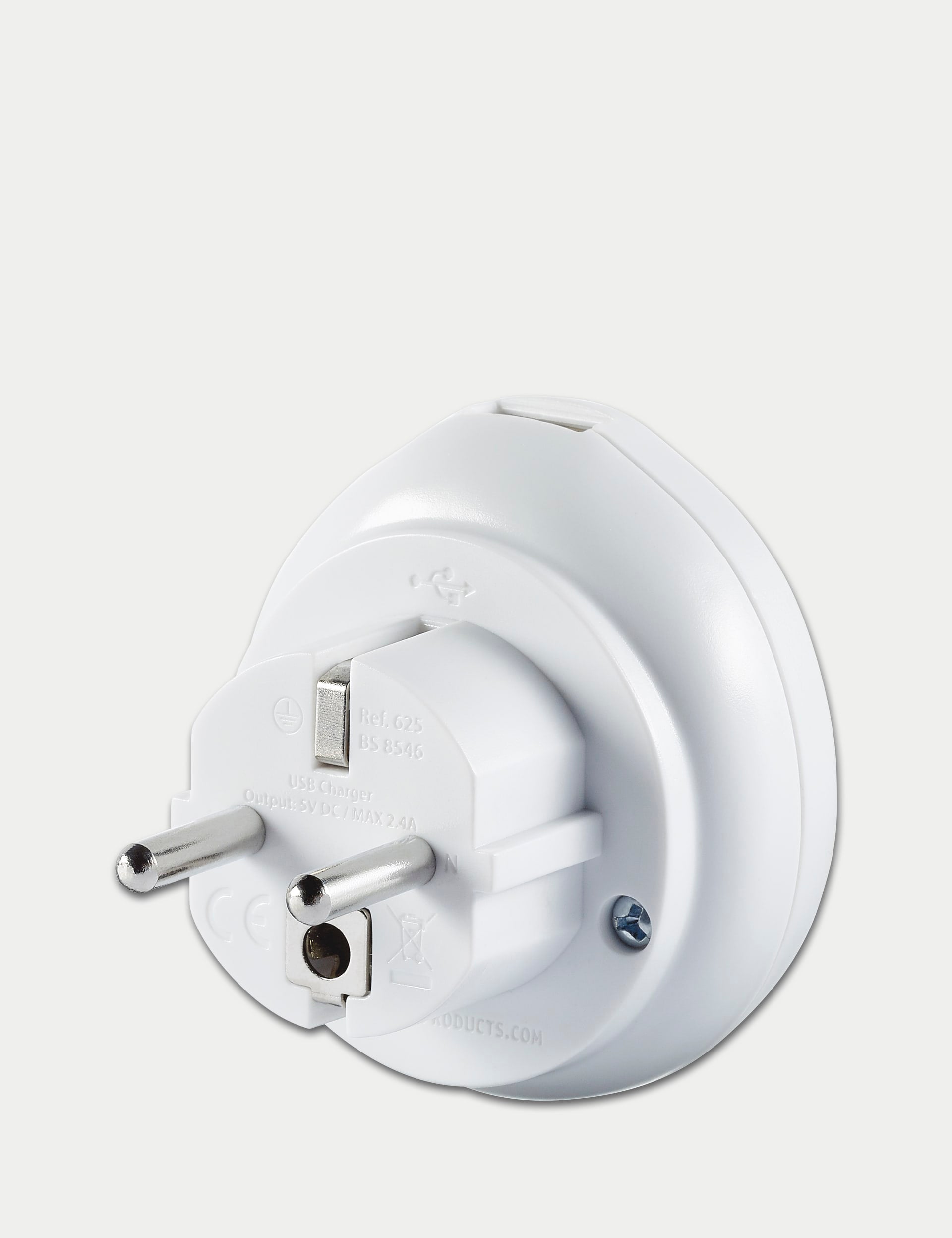 Go Travel UK-EU Travel Adaptor with USB (British brand)