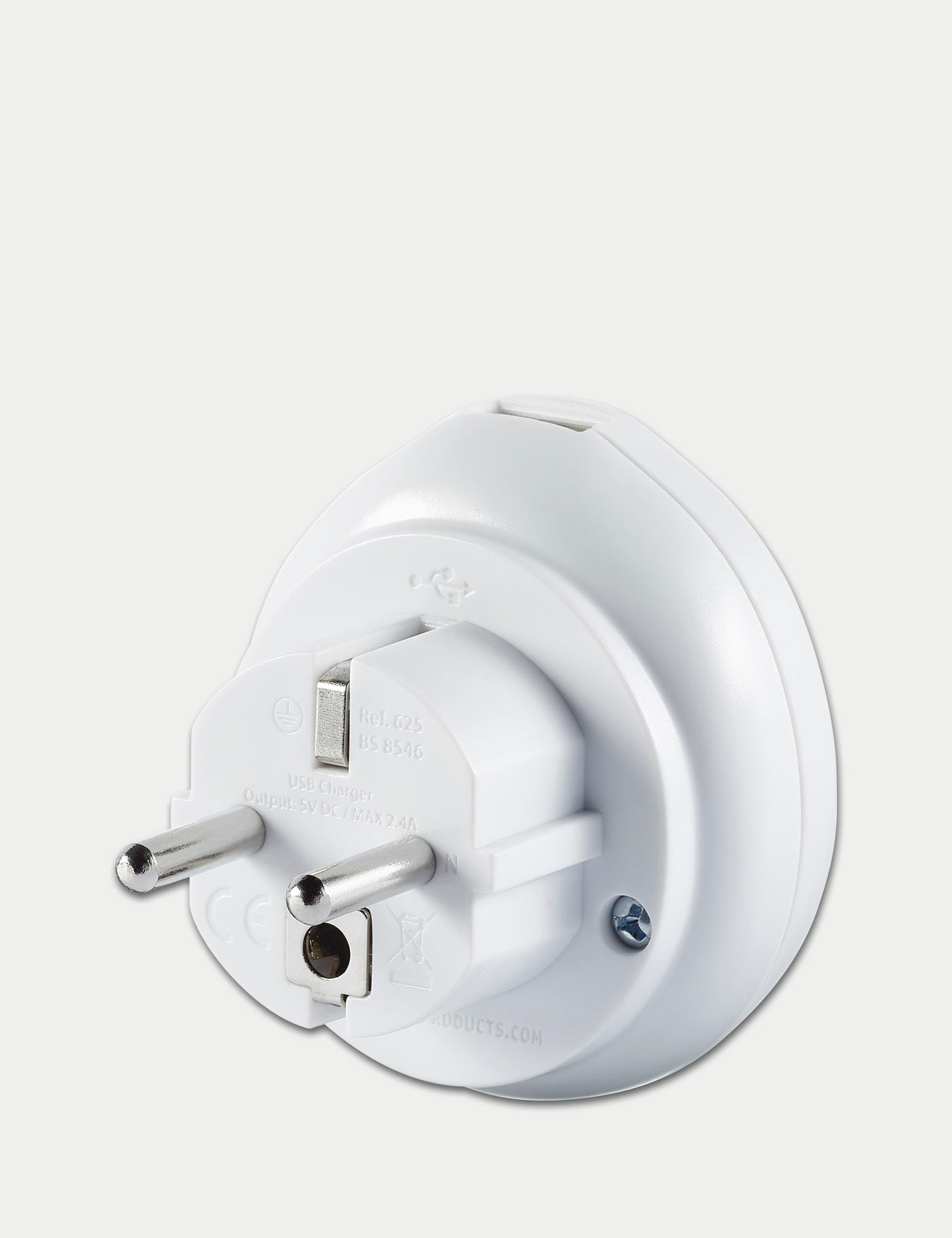 Go Travel UK-EU Travel Adaptor with USB (British brand)