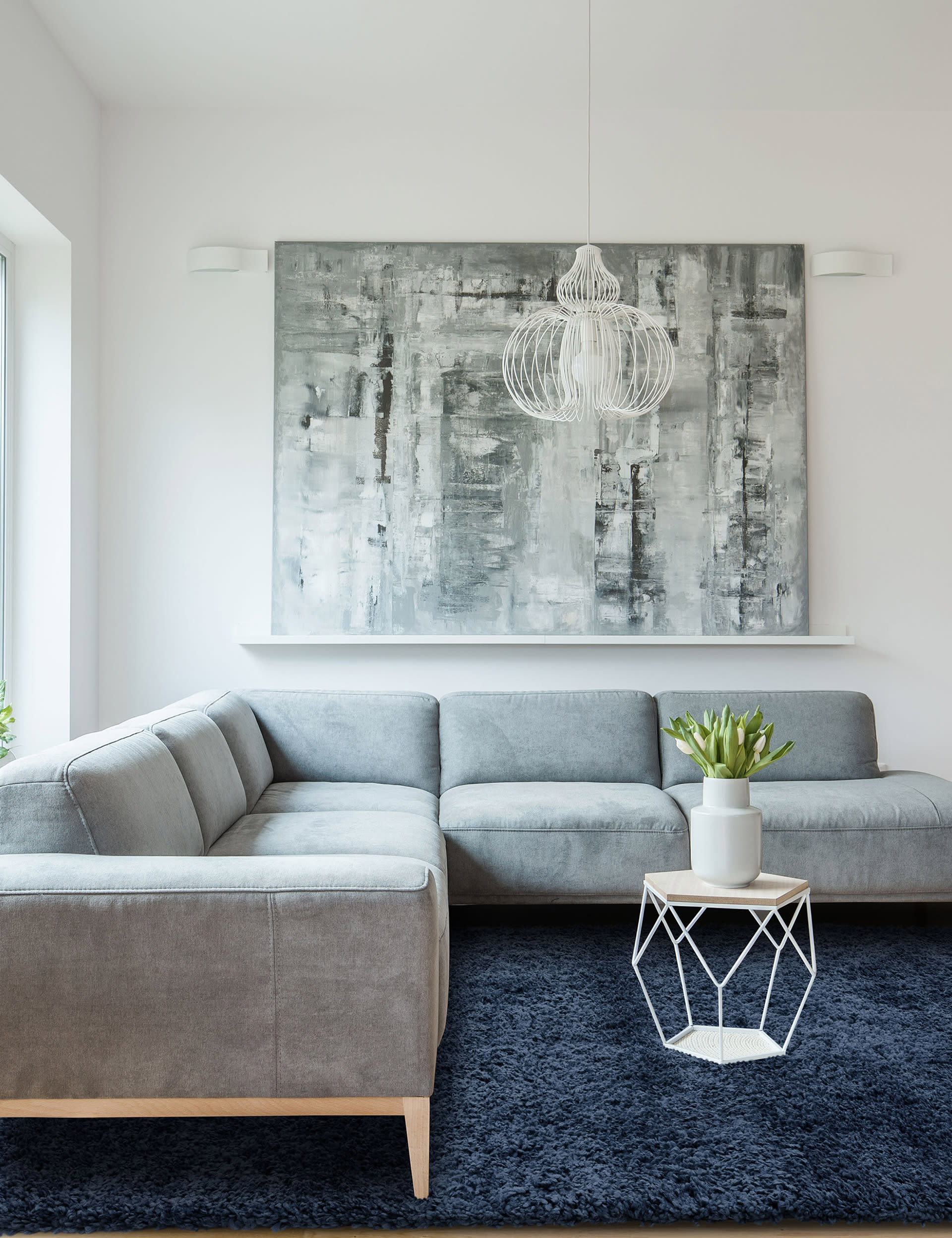 Richie soft touch shaggy rug in multiple sizes (British brand)