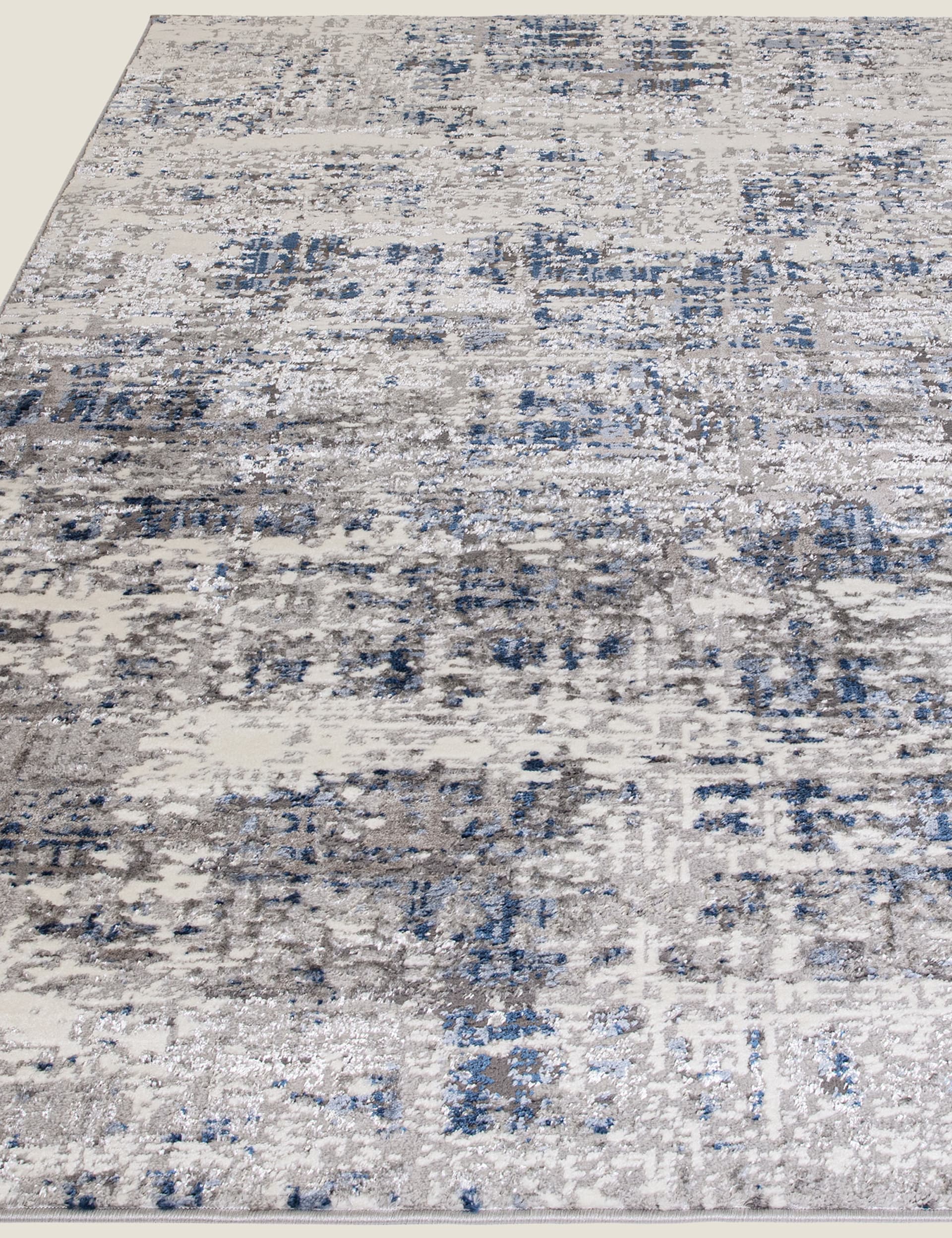 Asiatic Orion abstract metallic rug 120x170cm, UK version
