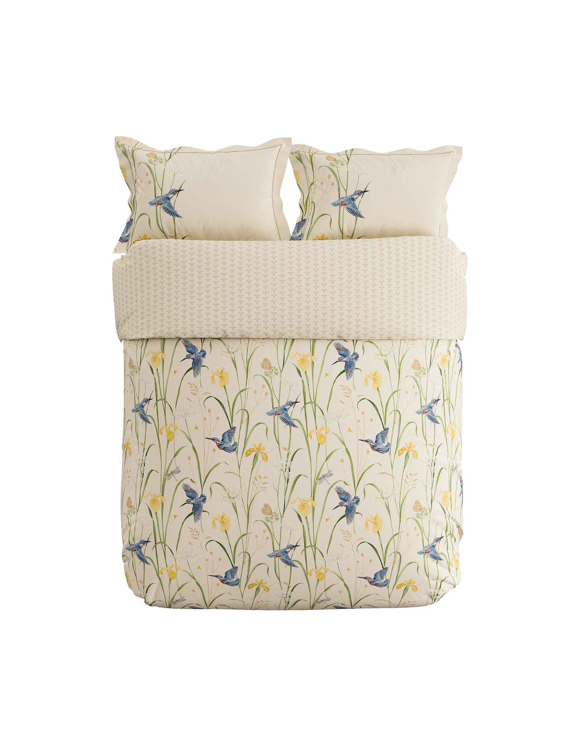 Sanderson kingfisher iris bedding set, imported from the UK