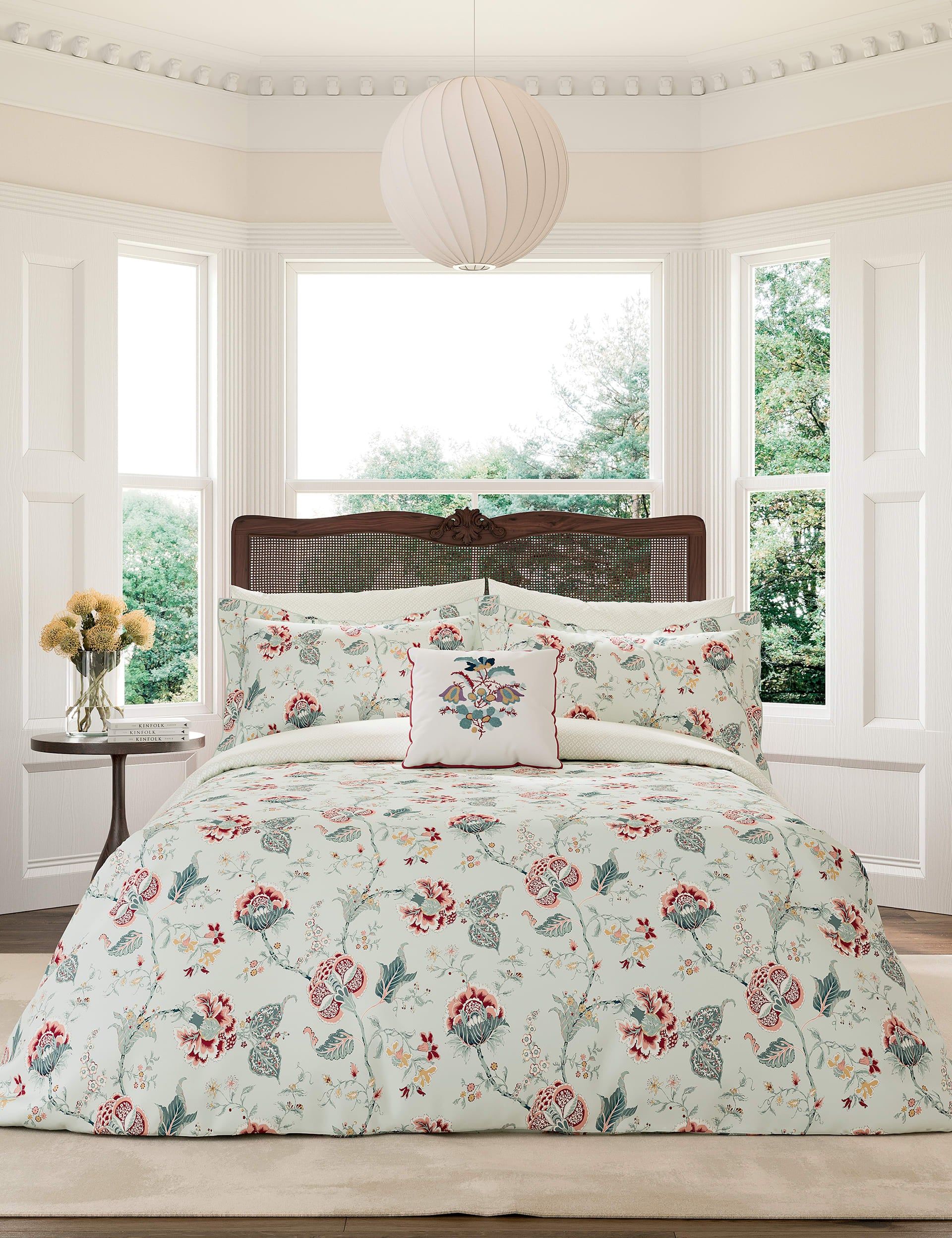 Palampore Trail pure cotton floral bedding set (British brand)