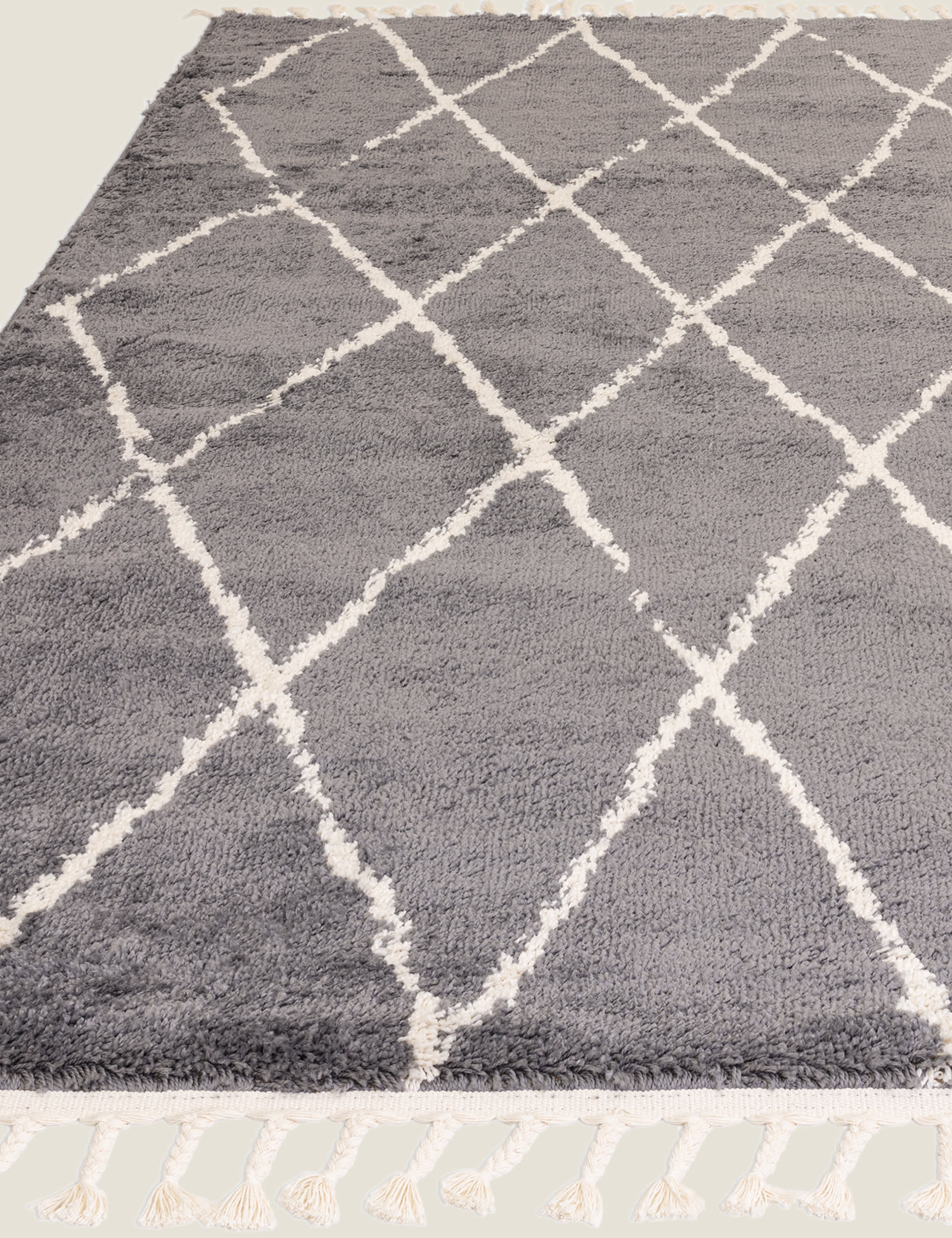 Agadir Berber rug with diamond pattern 120x170 cm - British product