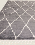 Agadir Berber rug with diamond pattern 120x170 cm - British product