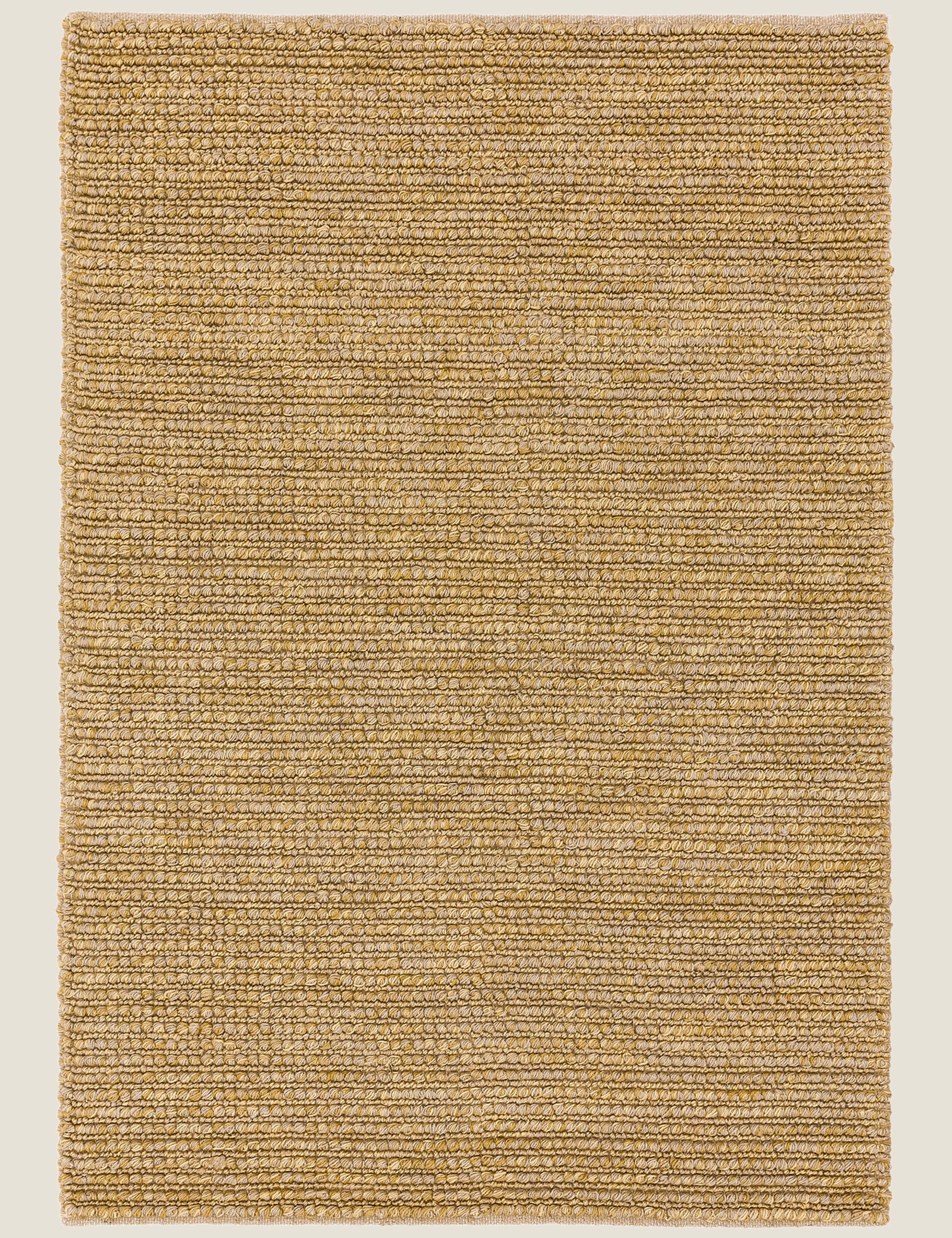Jute loop rug natural fibre rectangular flat-weave, UK version