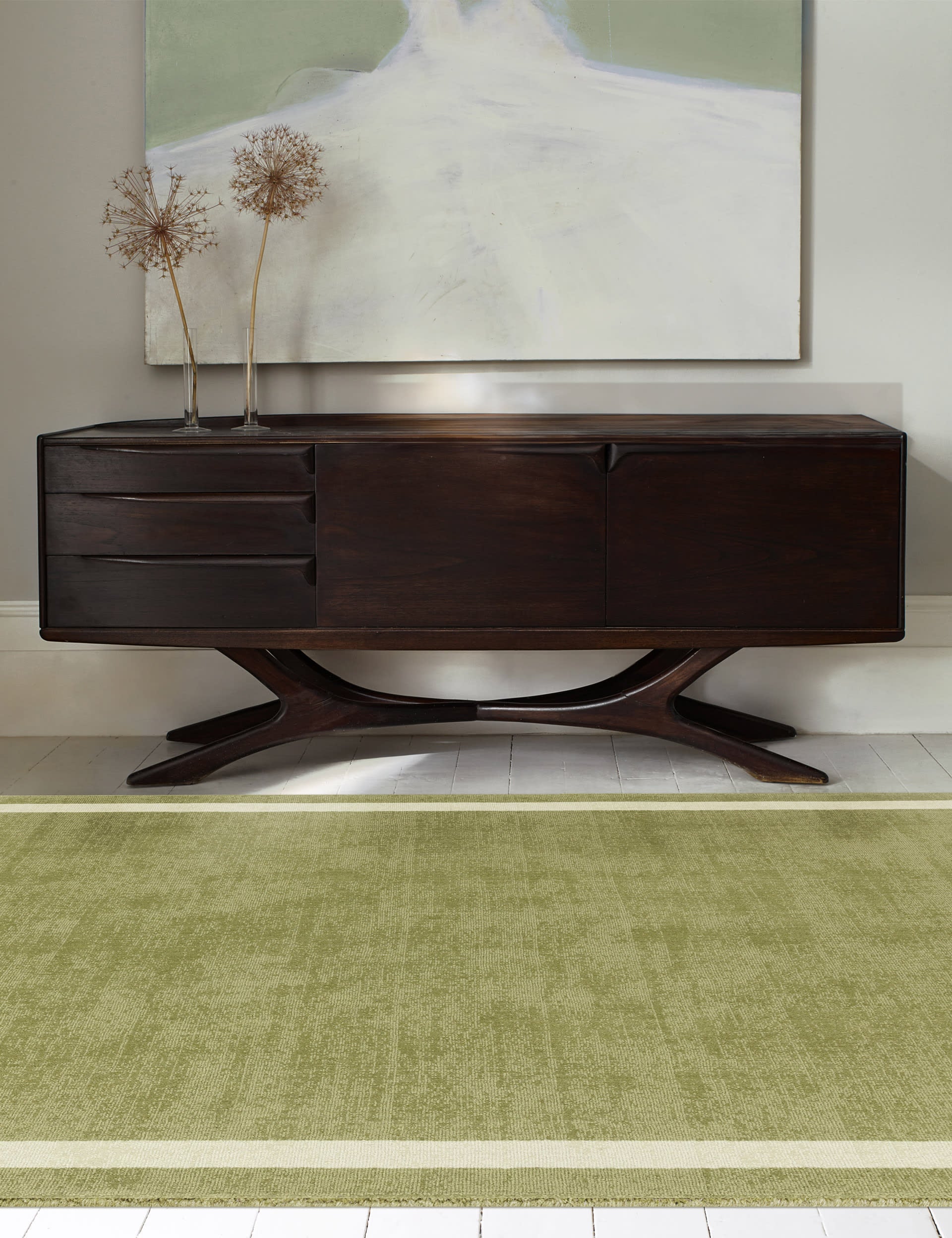 Asiatic Albi pure wool tufted rug, imported from the UK