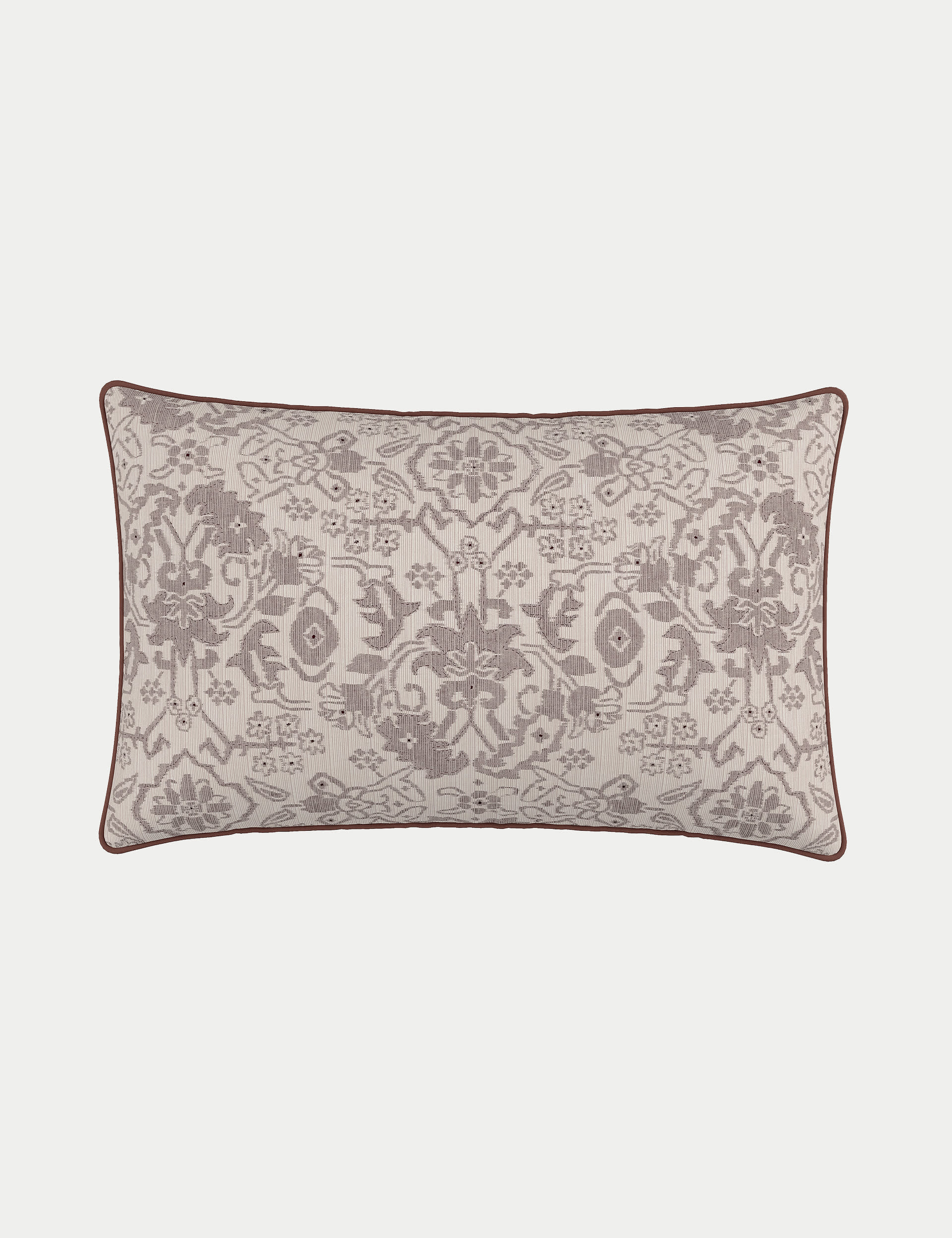Bedeck Kassi pure cotton cushion 40x70cm floral geometric design (British brand)