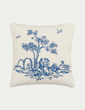 V&A Enchanted Garden cushion 45cm, imported from the UK