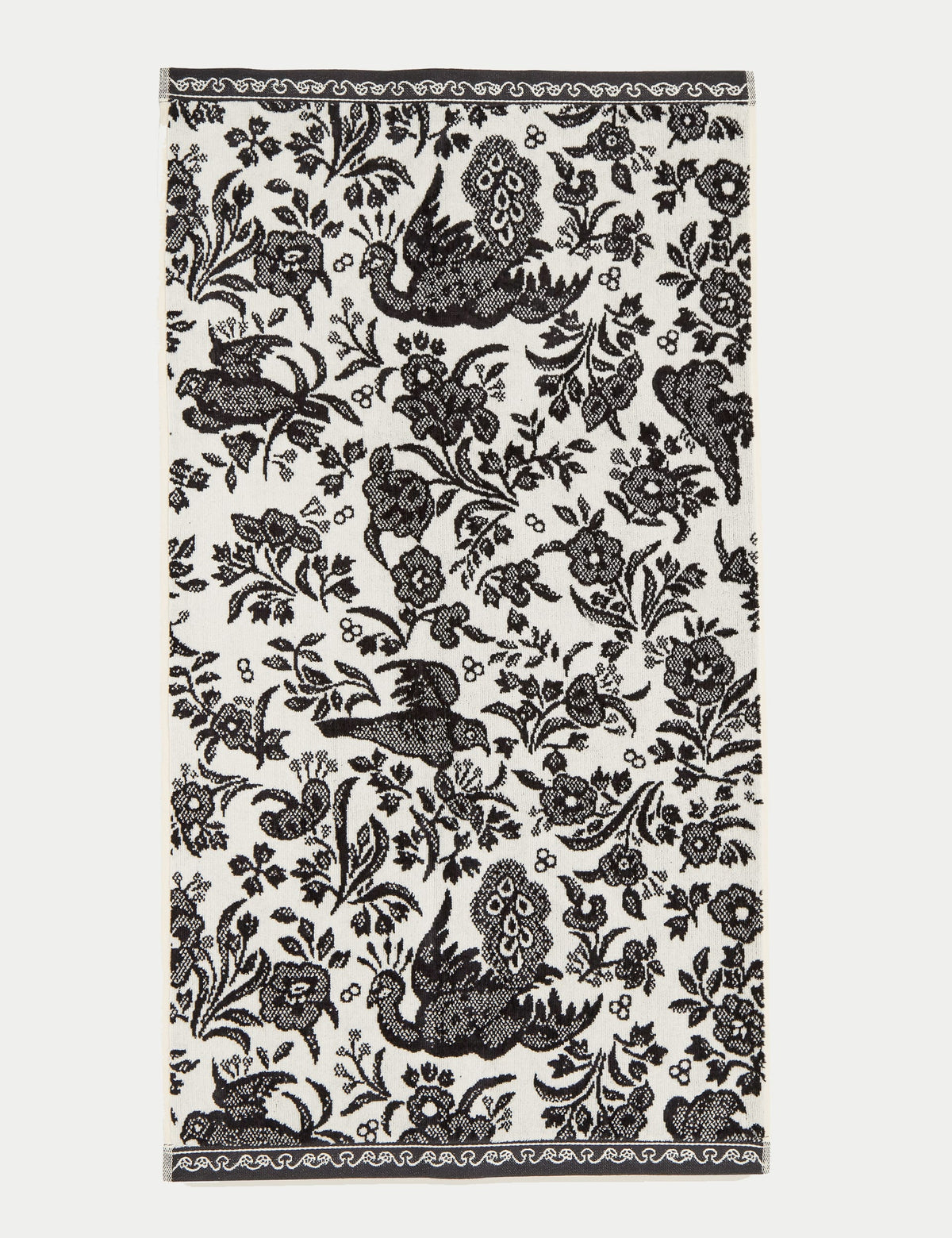 Burleigh X Bedeck Pure Cotton Regal Peacock Towel, imported from the UK