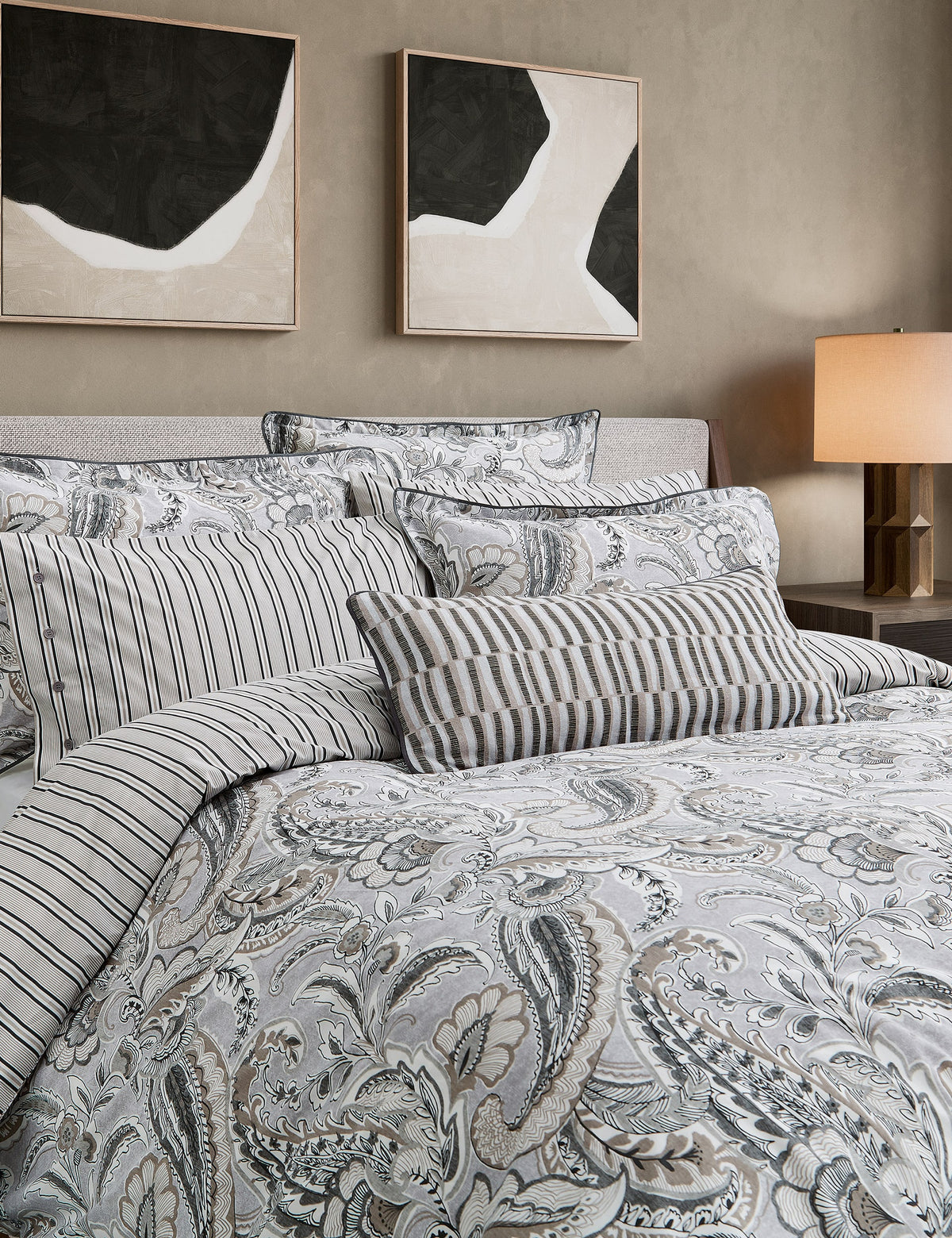 Bedeck of Belfast pure cotton Kotana cushion 70x30cm - British product