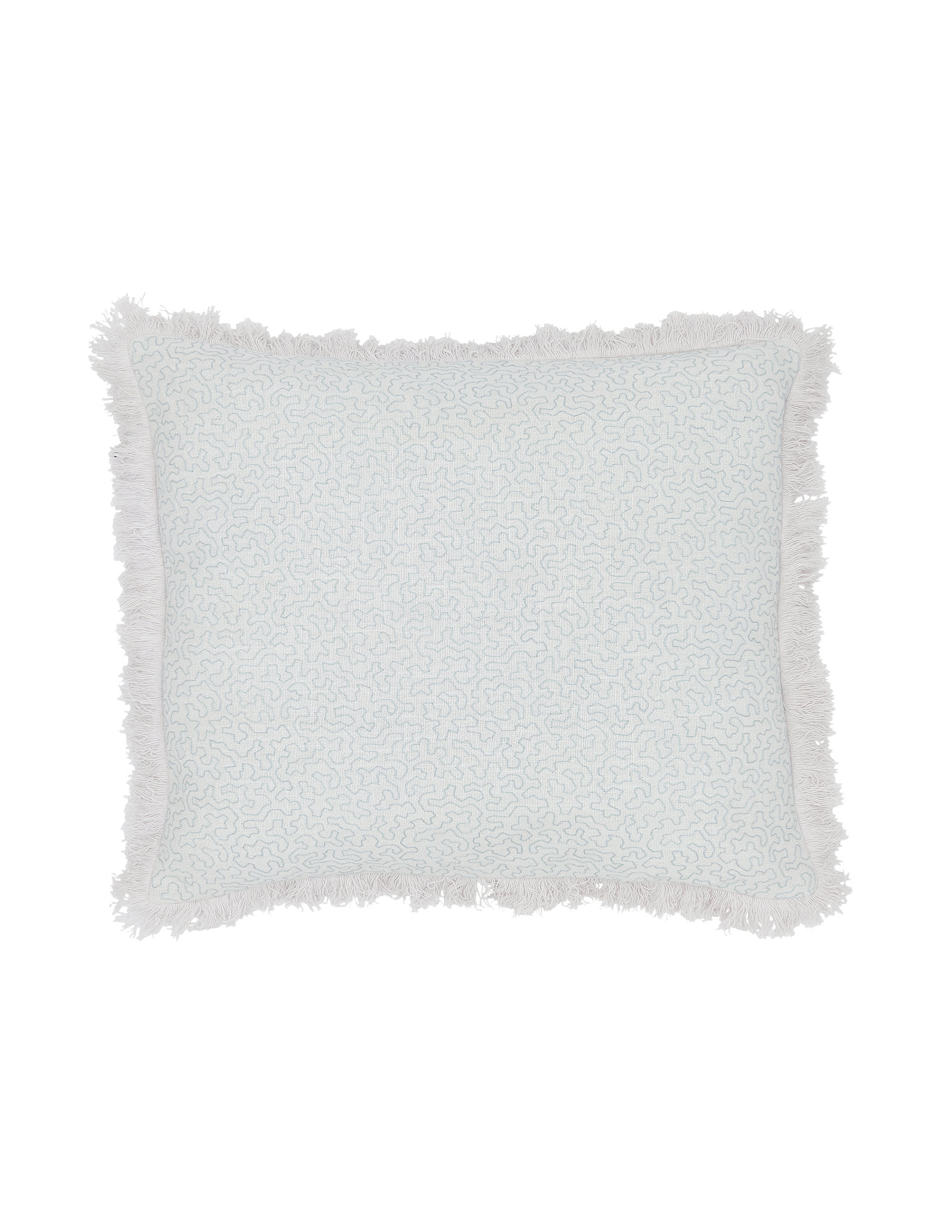 Bedeck of Belfast embroidered cushion 50cm square (British brand)