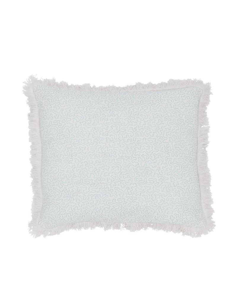 Bedeck of Belfast embroidered cushion 50cm square (British brand)