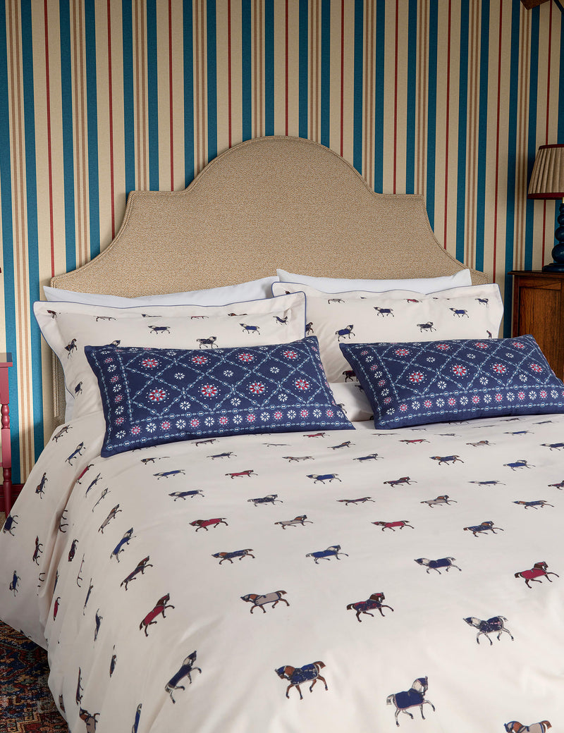 Pure cotton dressage horses bedding set, imported from the UK