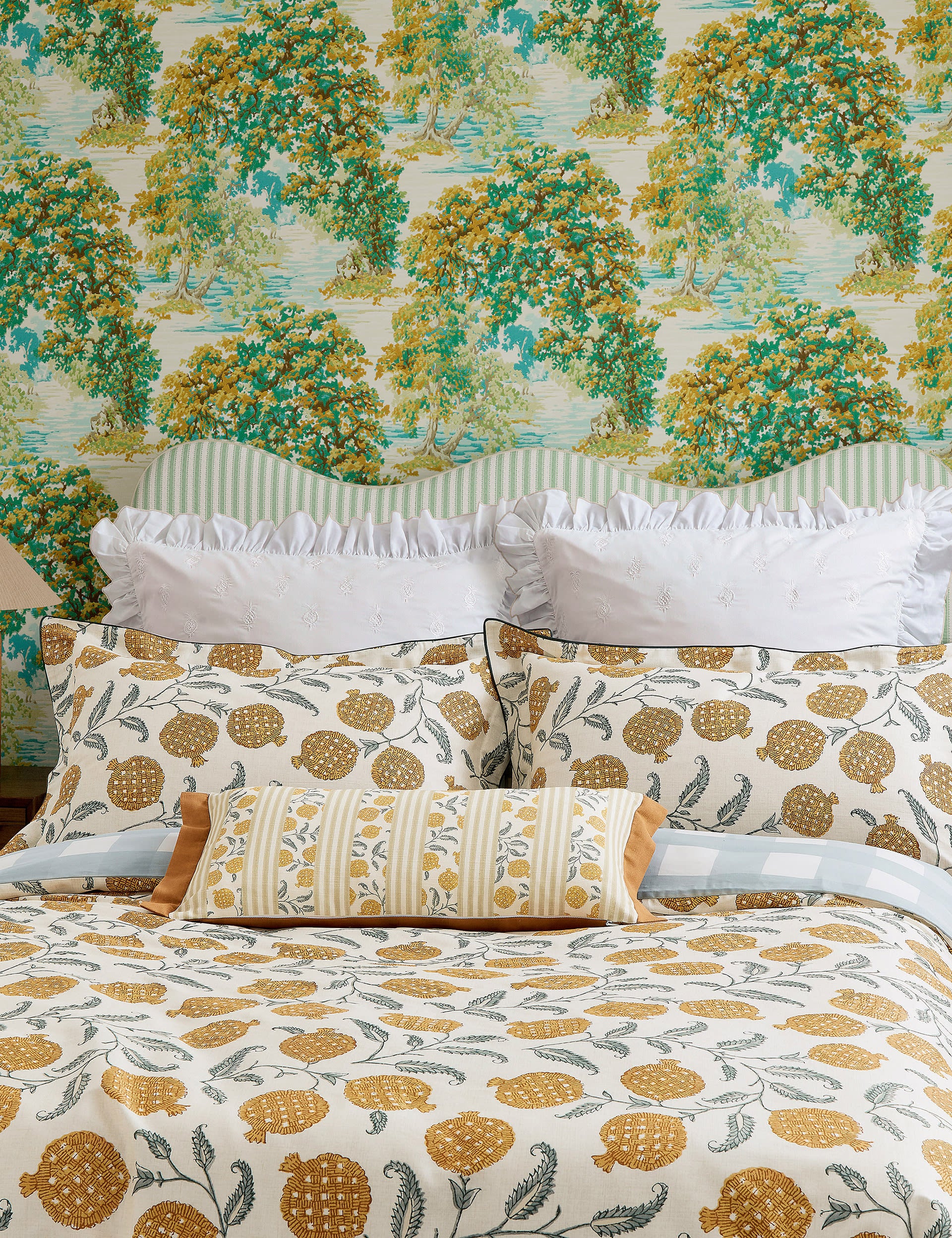 Sanderson Annar print cushion 30x60cm (British brand)