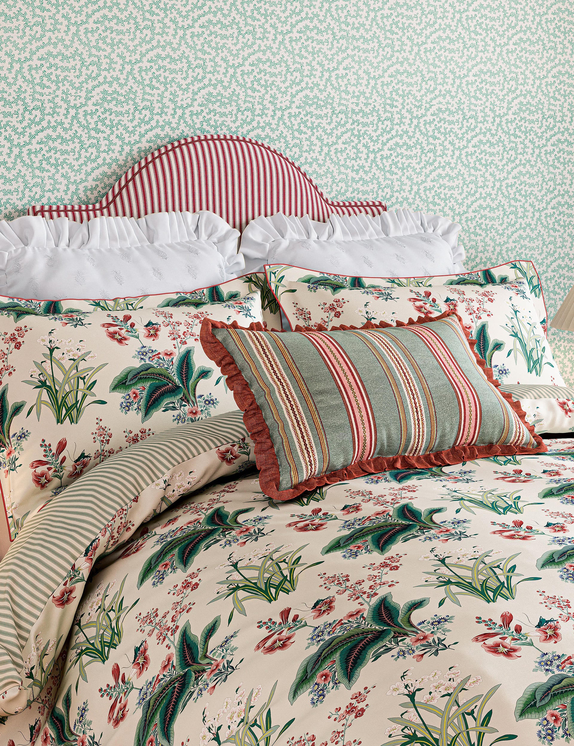 Sanderson pure cotton pillowcases 2 pack square - British product